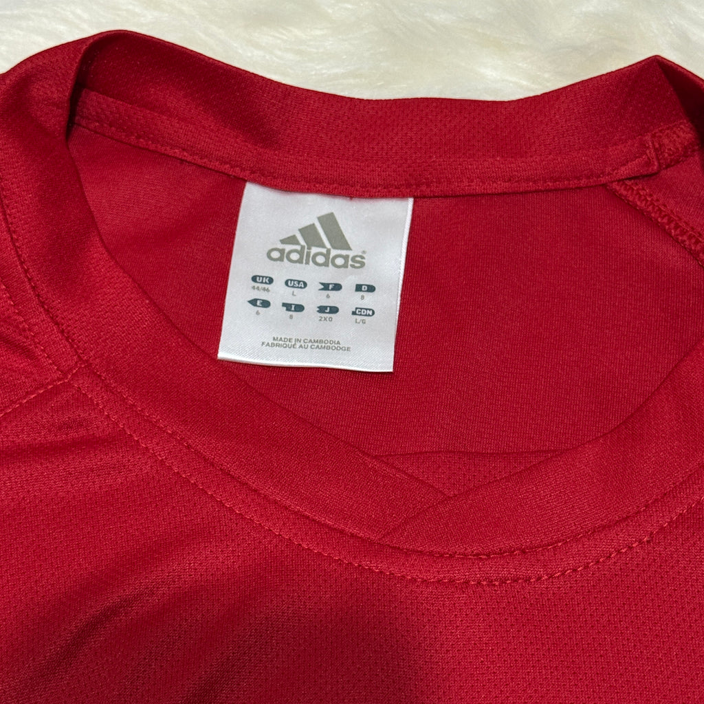 Adidas Training T-Shirt - frühe 00er Jahre Vintage- Größe L