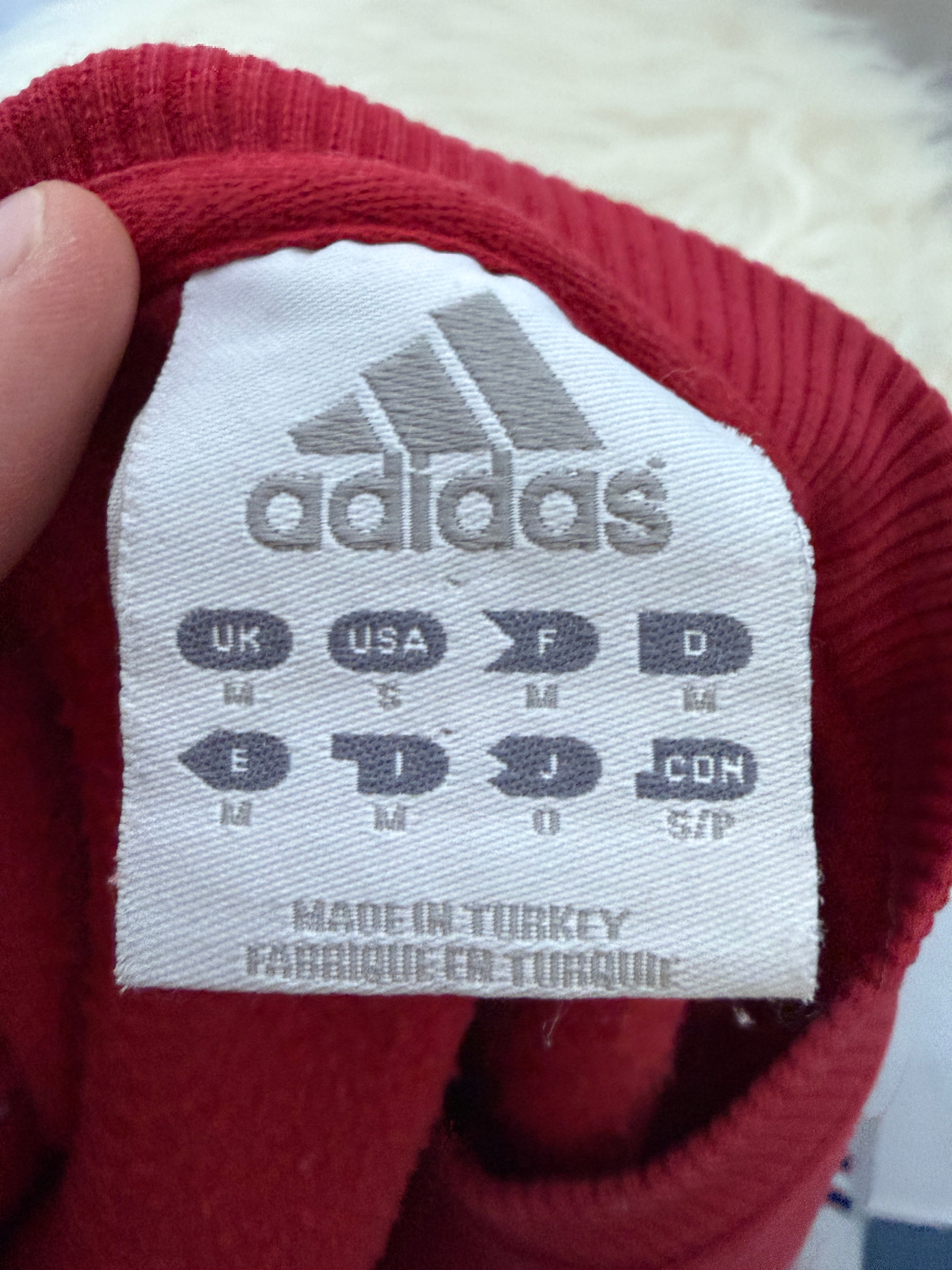 adidas 90er Vintage Sweatshirt / Pullover – Logo Patch – Gr. L