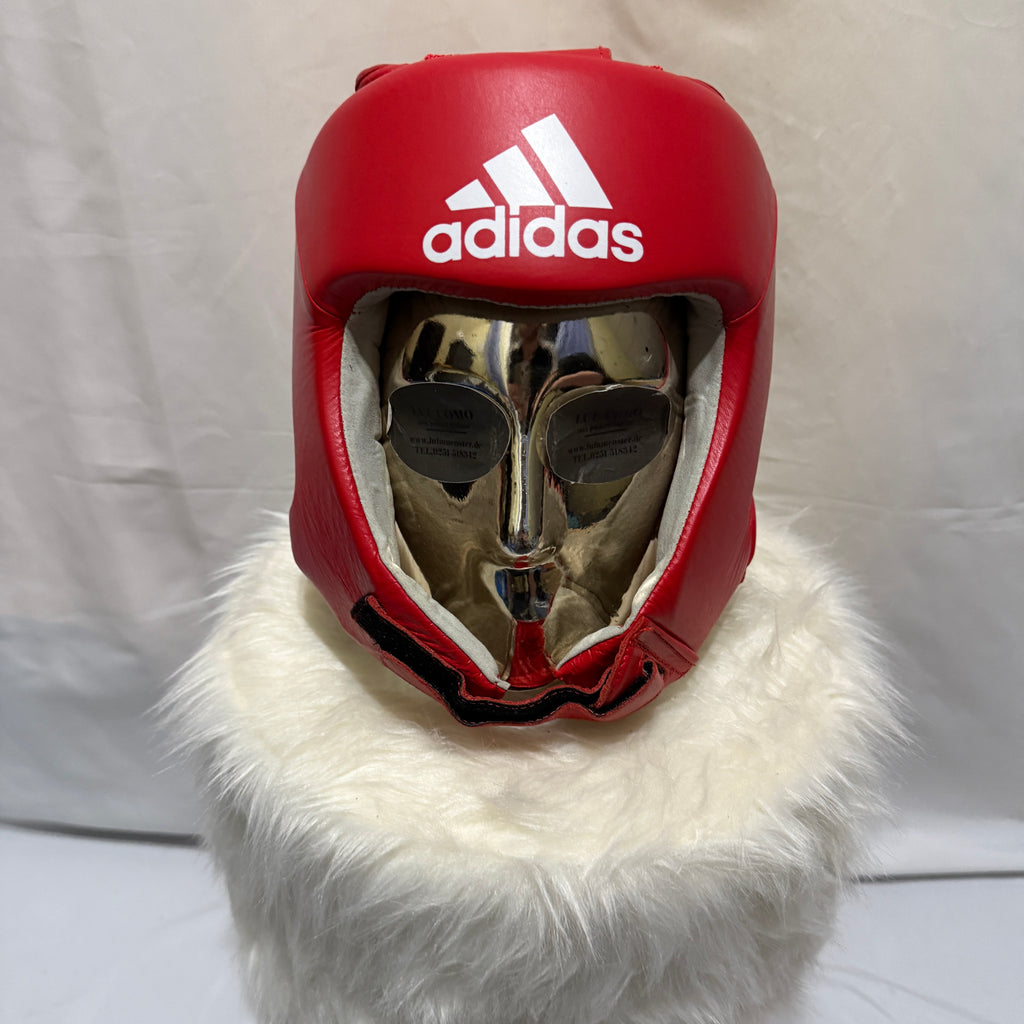 Adidas AIBA H1 Leather Headguard / Kopfschutz / Helm – Größe L
