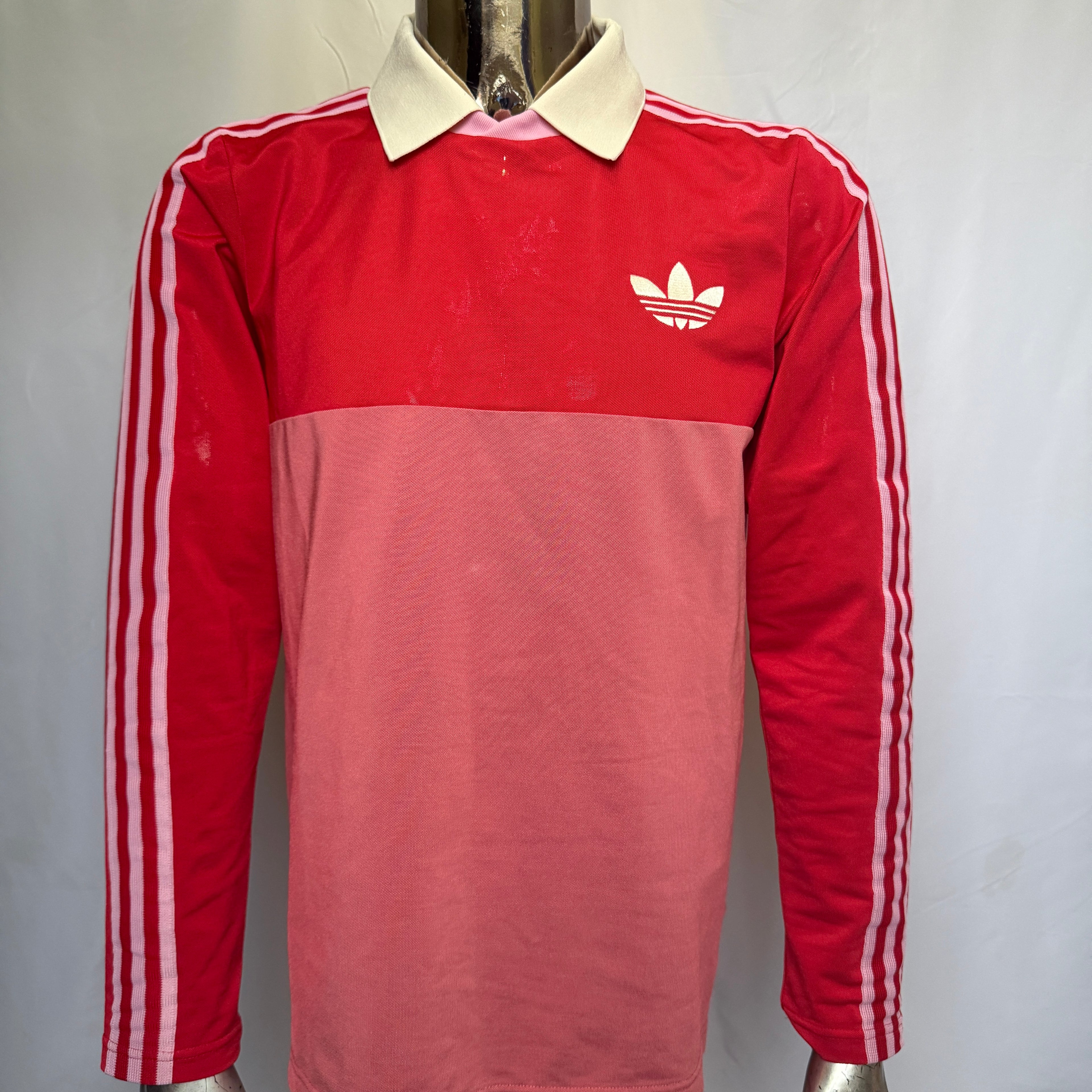 adidas Originals Longsleeve Polo Shirt / Polohemd – Gr. M