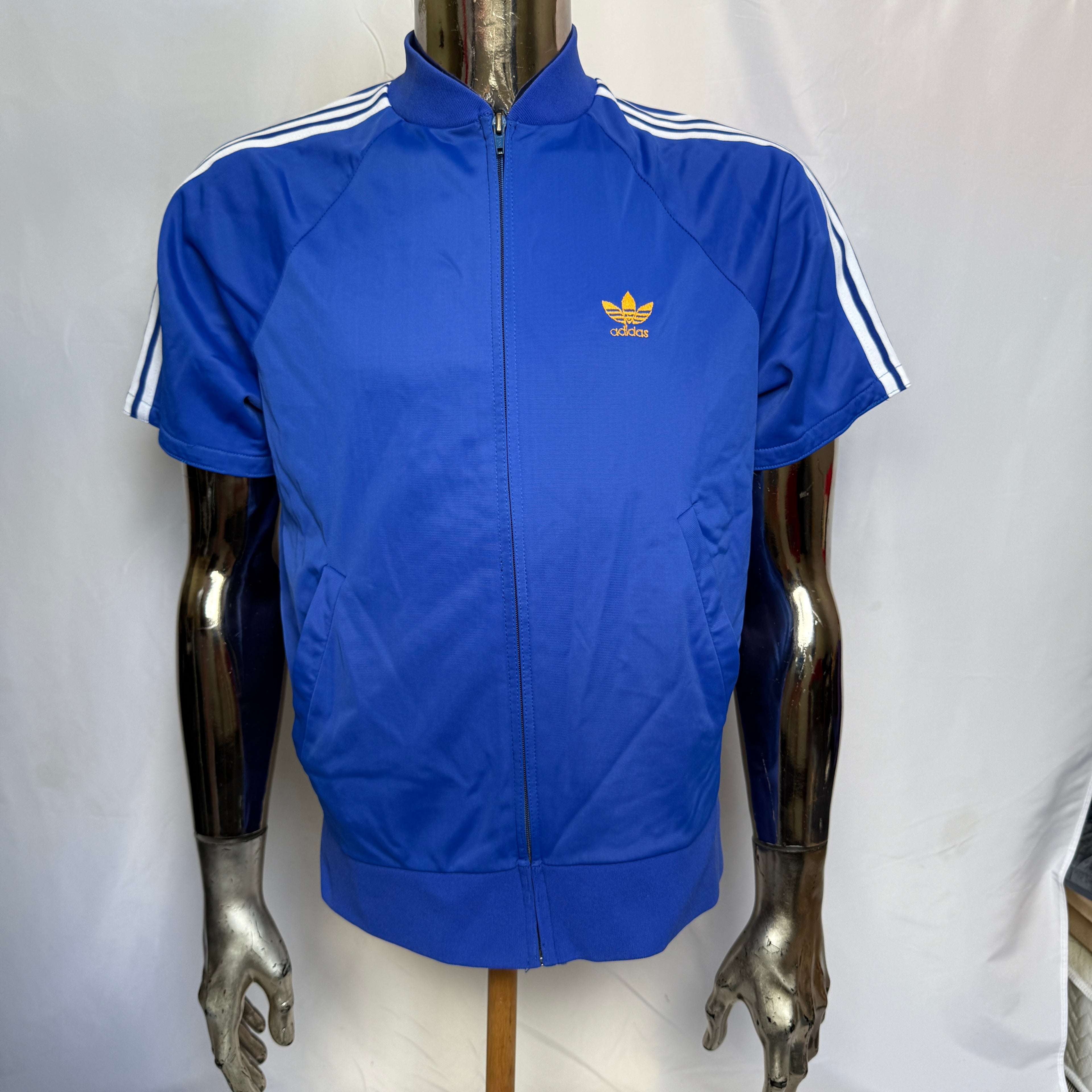 adidas 70er Vintage Ventex Track Jacket / Jacke – France Made / Rarität – Gr. M-L