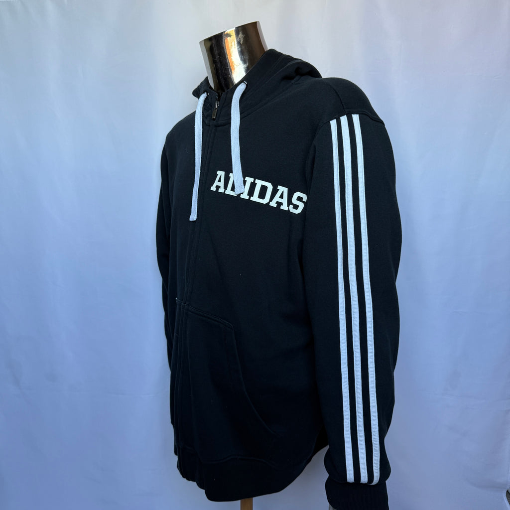 Adidas Hoodie (Pullover / Sweatshirt) – Classic 3-Stripes Retro – Größe XL