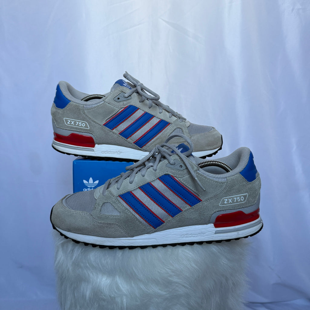 Adidas ZX 750 – blau/grau Retro Running Classic - Größe 46