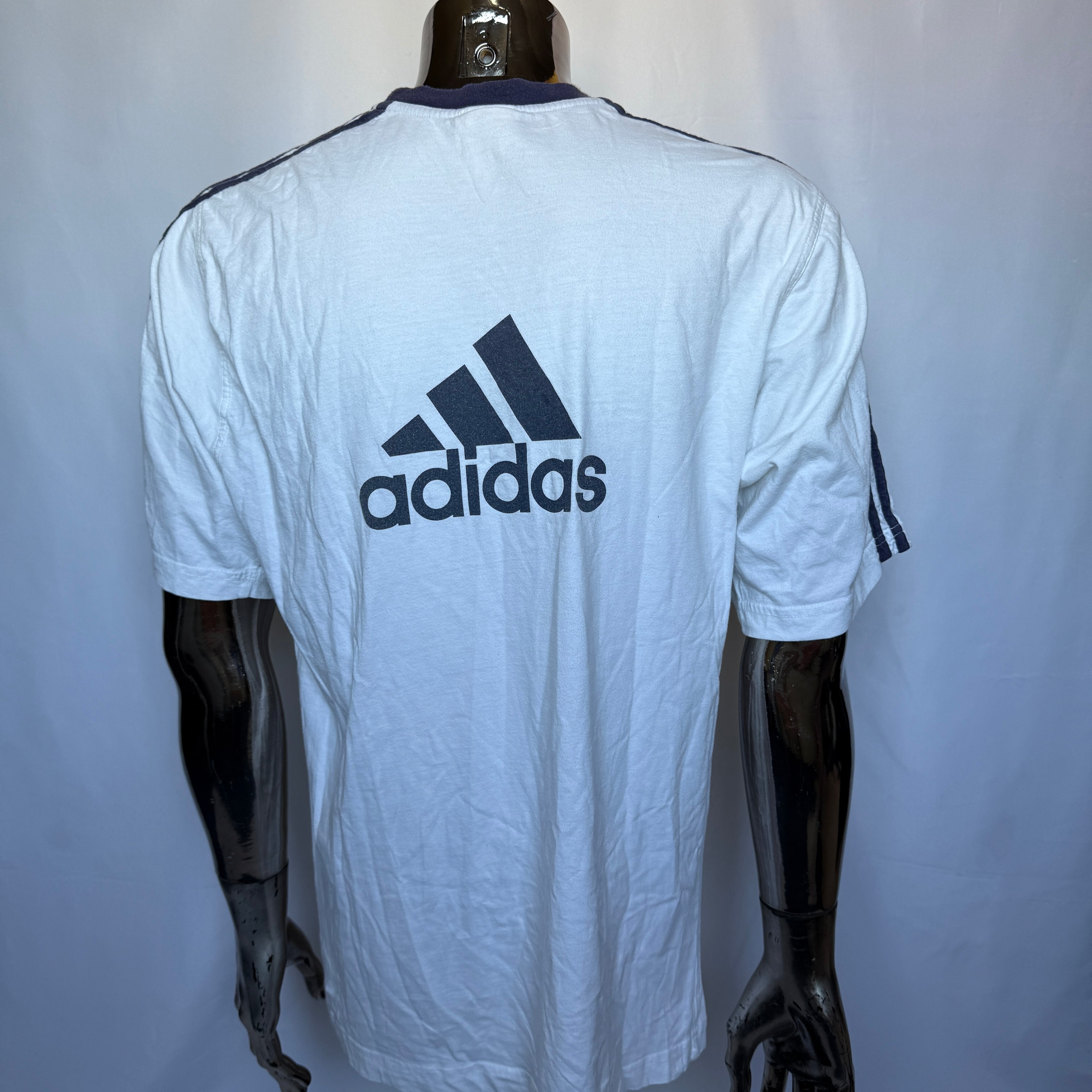 Adidas x Real Madrid T-Shirt  – späte 90er / frühe 00er Vintage - Größe L