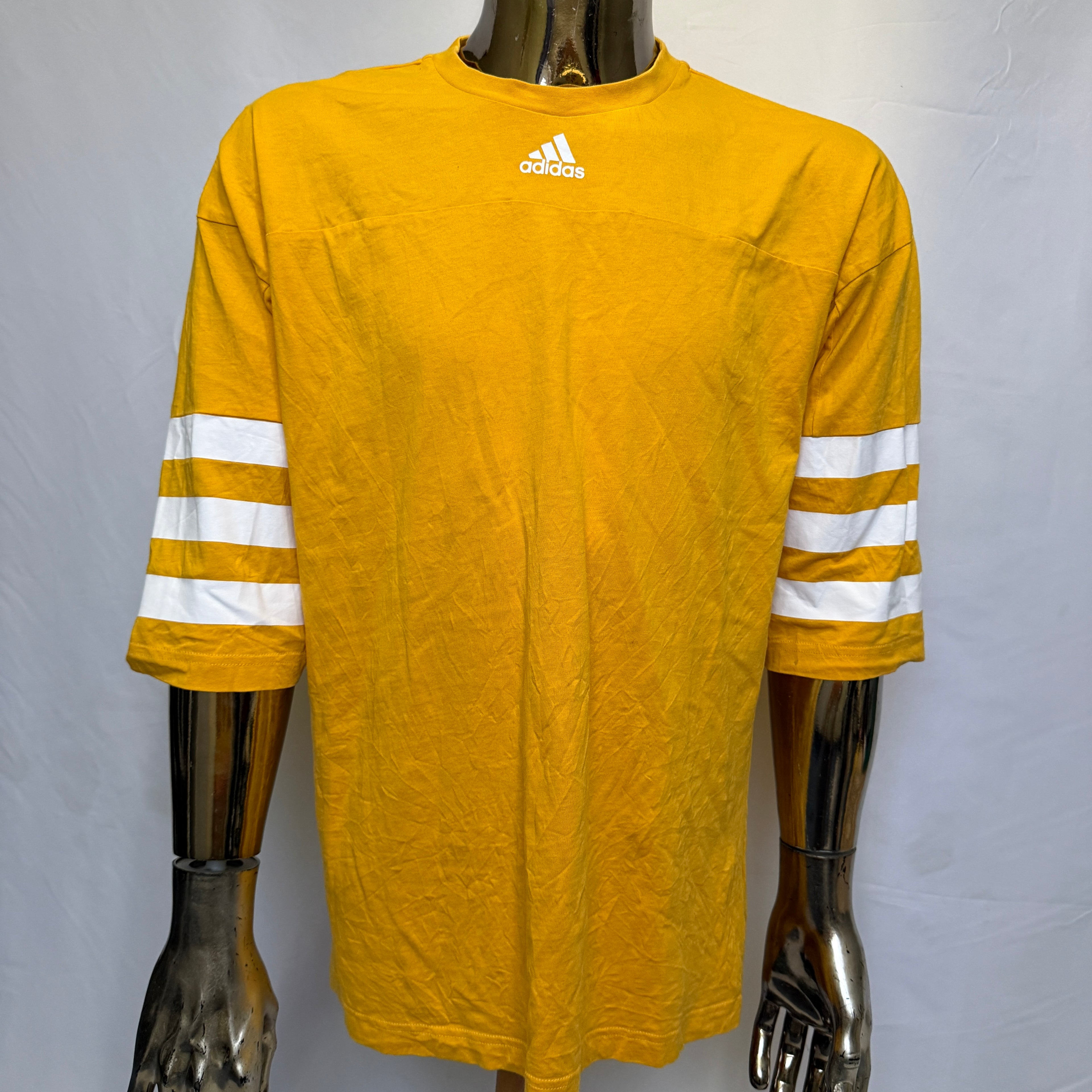 adidas 3/4 Sleeve 3-Stripes Shirt /T-Shirt – Gr. M