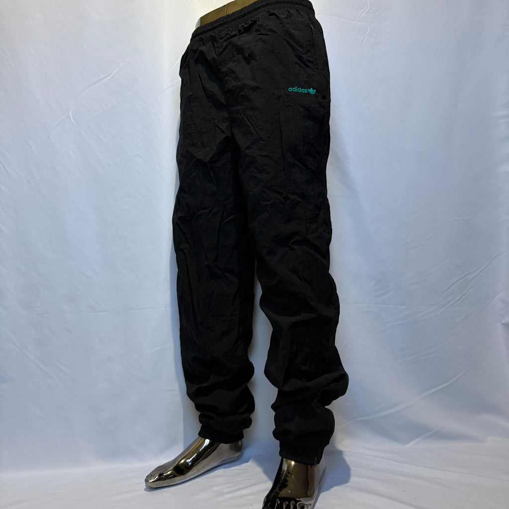 adidas Originals 90er Vintage Nylon Jogginghose / Trainingshose – Trefoil Logo – Gr. L-XL