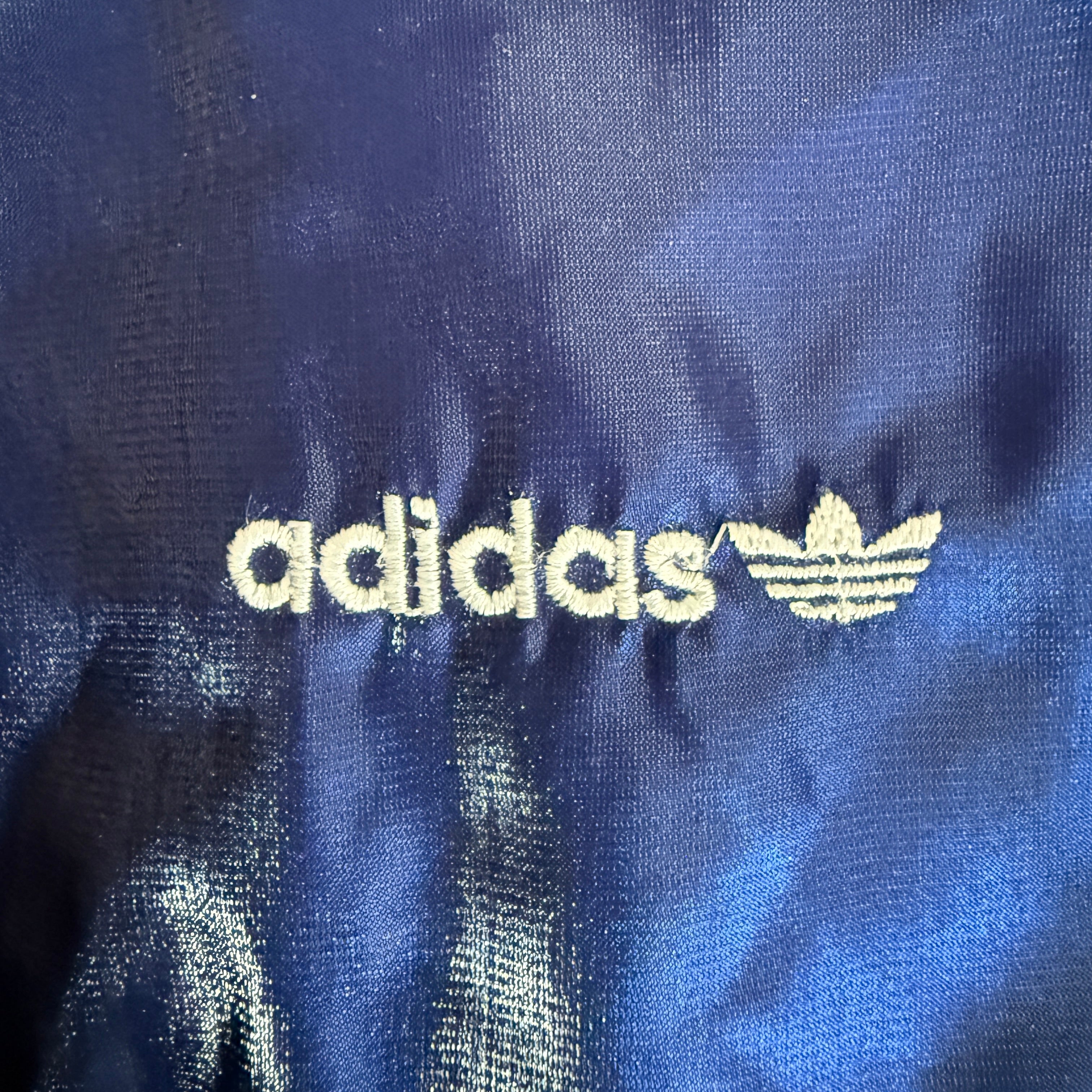 adidas 80er Vintage Track Jacket / Jacke / Windbreaker – Rarität (Made in West-Germany) - Gr. XXL