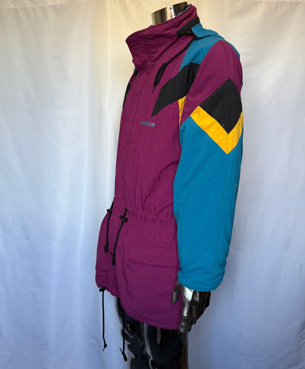 Adidas Jacke (Winterjacke – frühe 90er Jahre Vintage / seltenes Design - Größe M