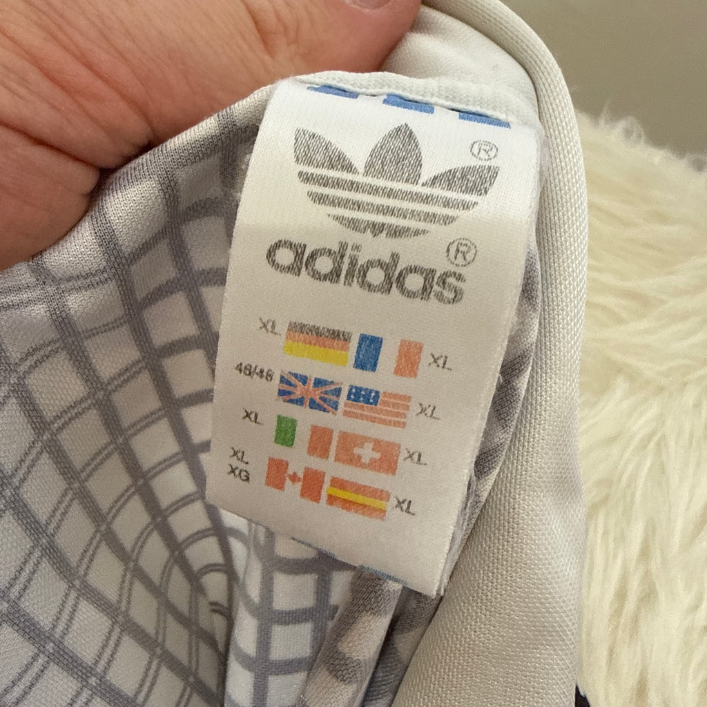 adidas 80er 90er Vintage Polo Shirt / Polohemd – Gr. XL
