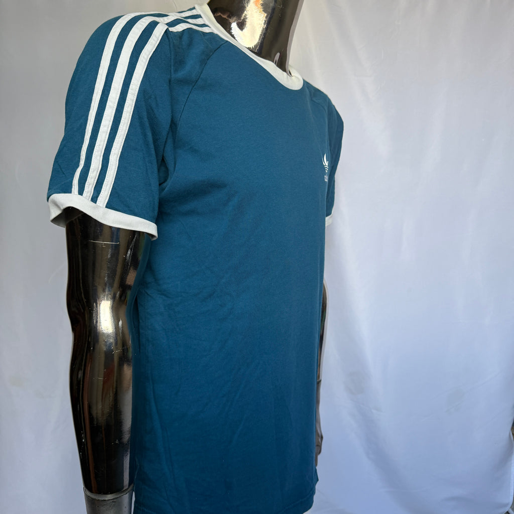 adidas Originals T-Shirt – Trefoil Logo – Blue Classic – Gr. M