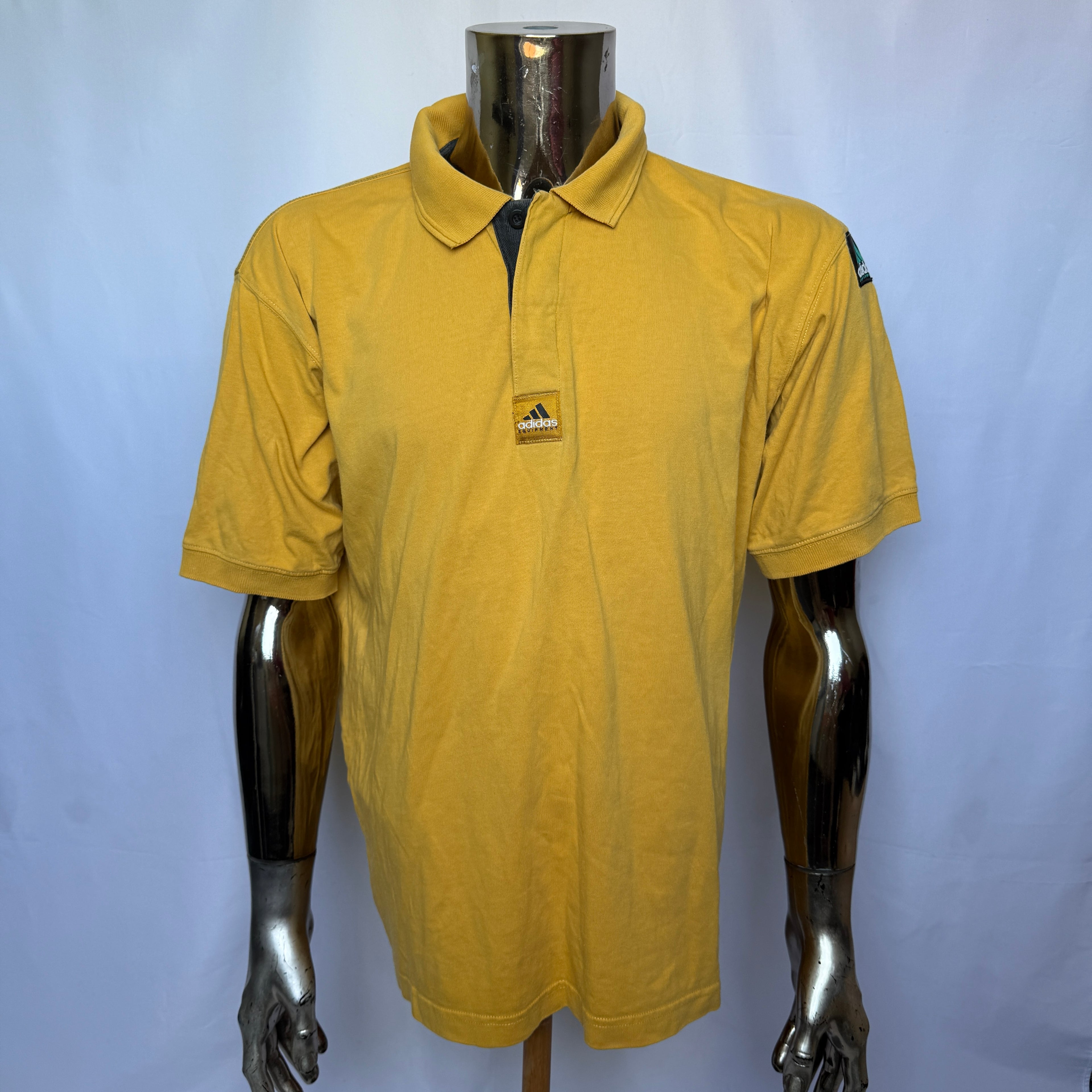 Adidas Equipment Polo Shirt – 90er Jahre Vintage - Größe M