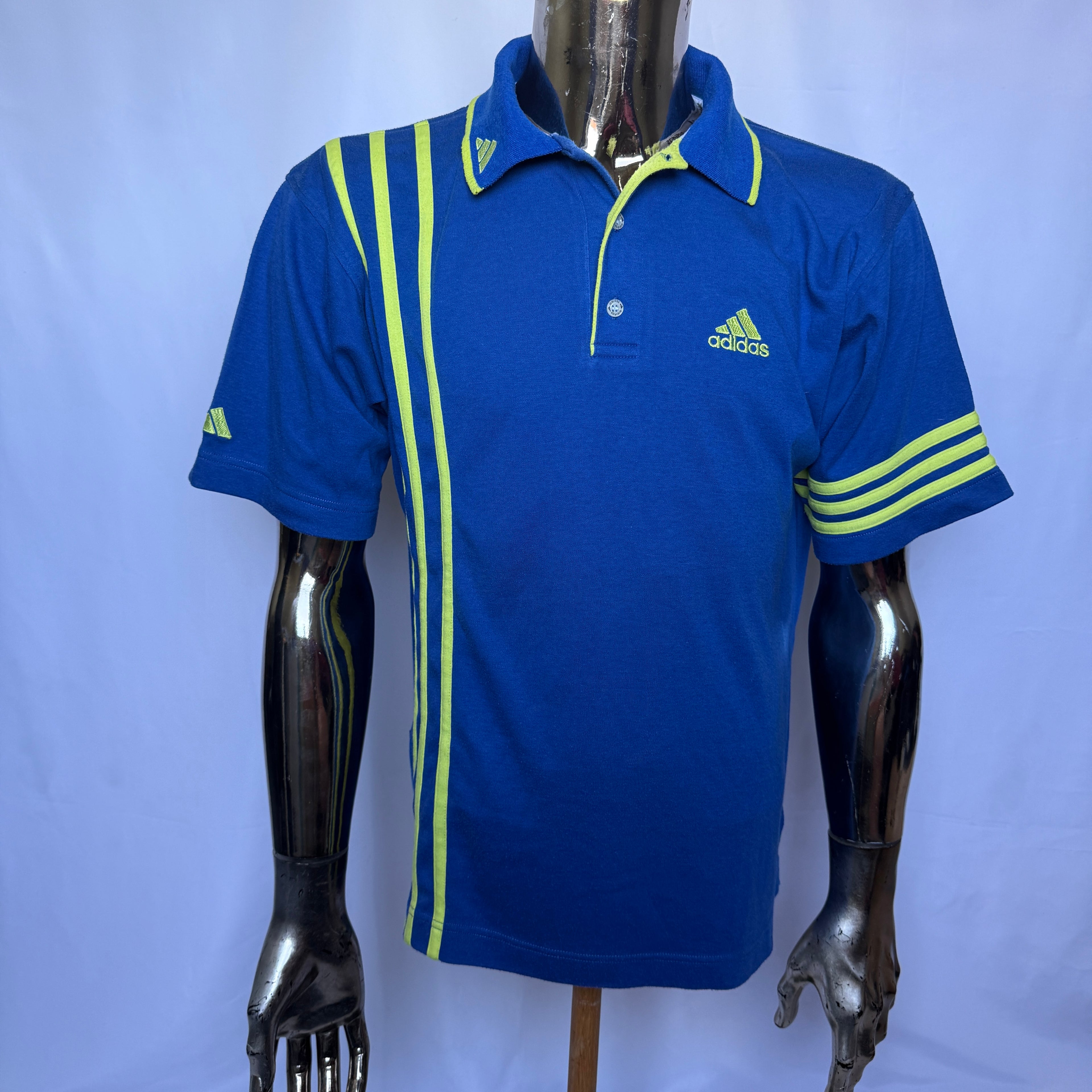 Adidas Polo Shirt – 00er Jahre Vintage – Größe M