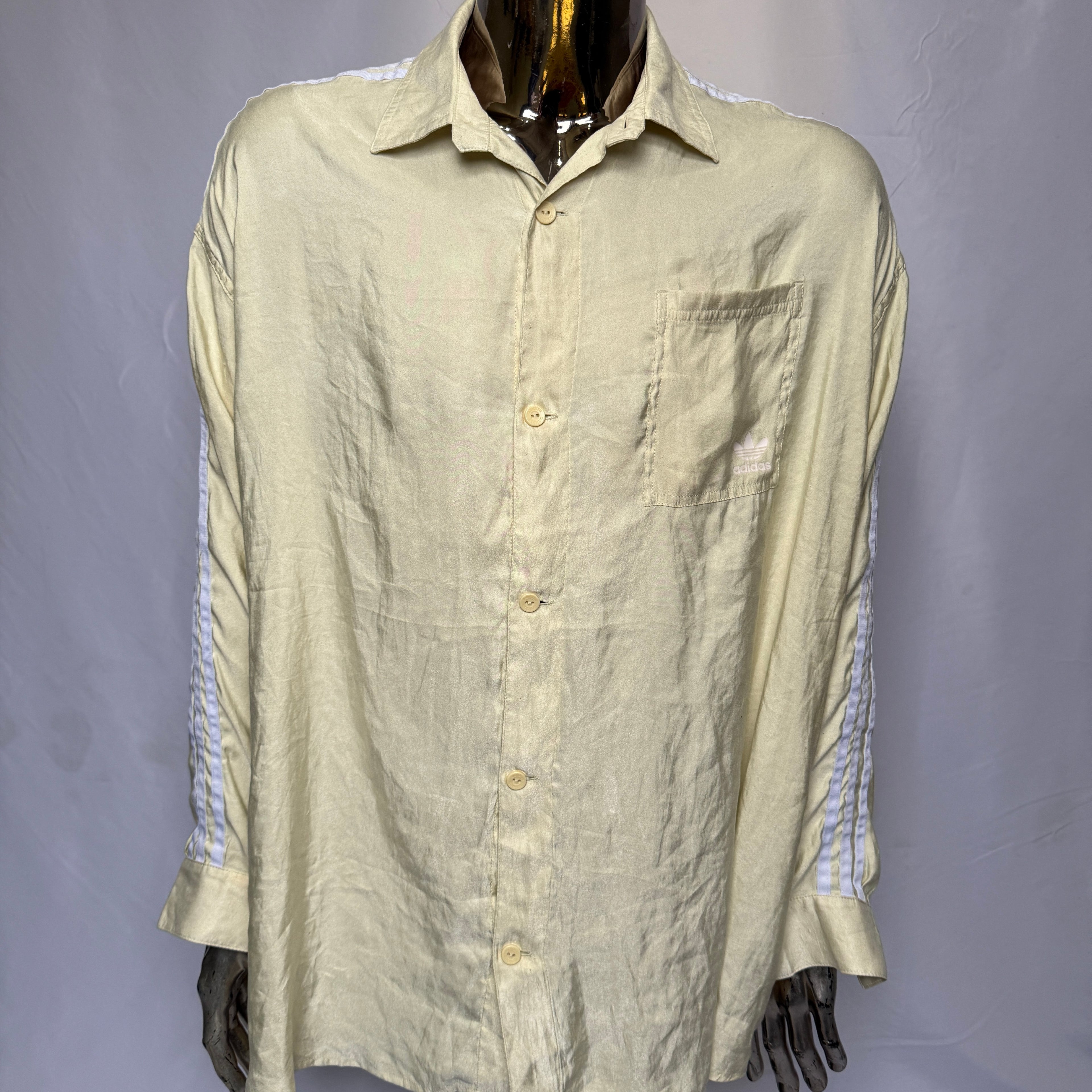 Adidas Originals Damen Satin Shirt / Bluse / Hemd – Gr. 38 (M)