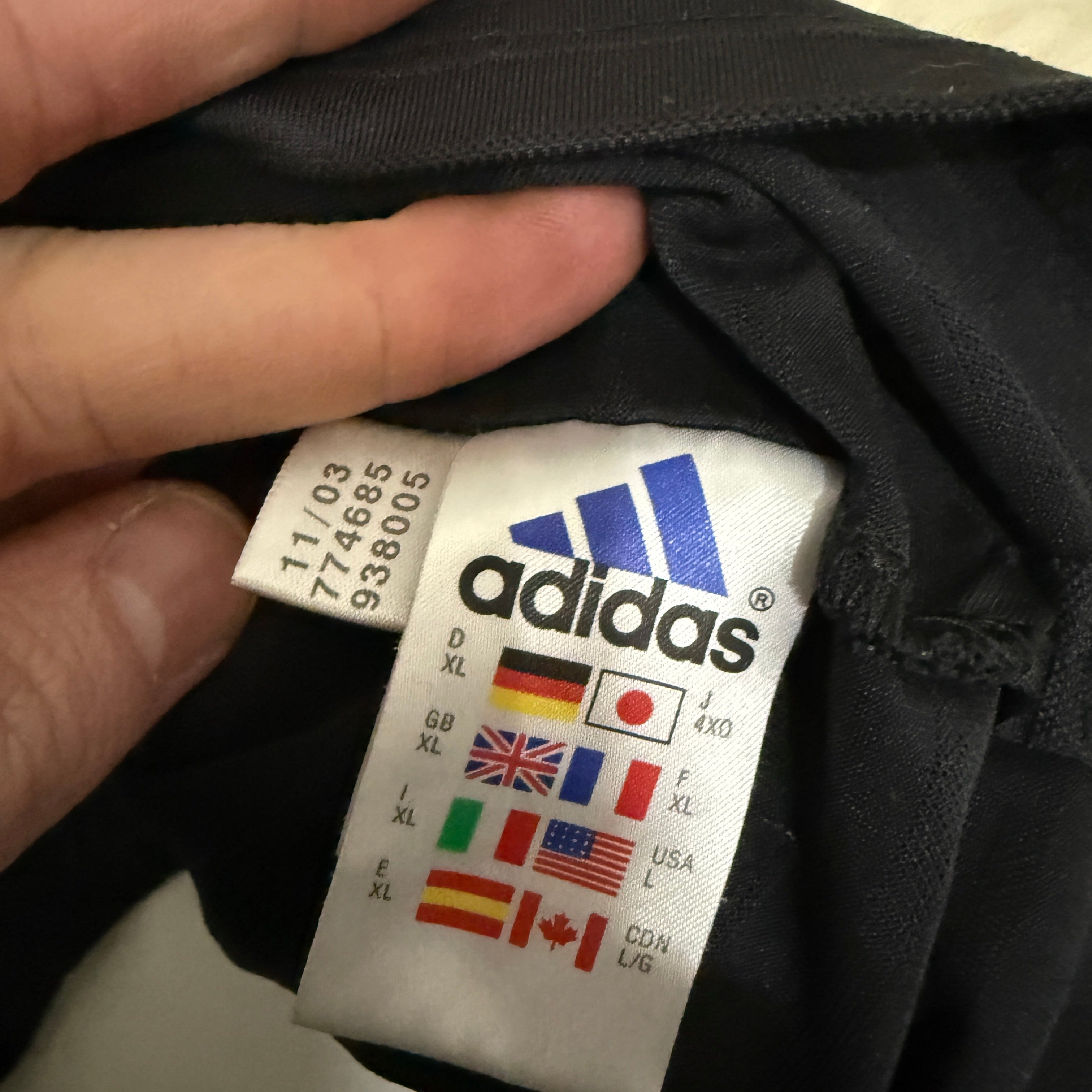 adidas 90er Vintage Classic Polo Shirt / Polohemd – Gr. XL