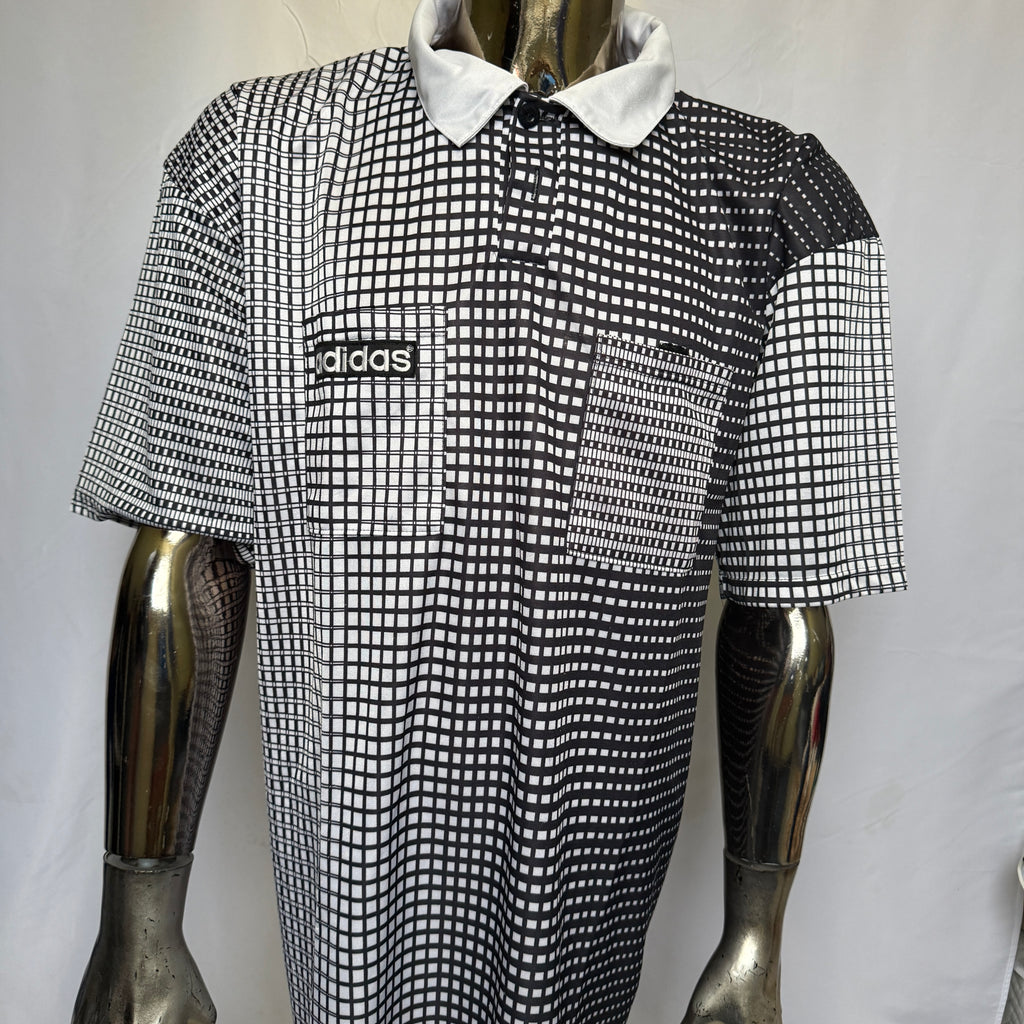 adidas 80er 90er Vintage Polo Shirt / Polohemd – Gr. XL