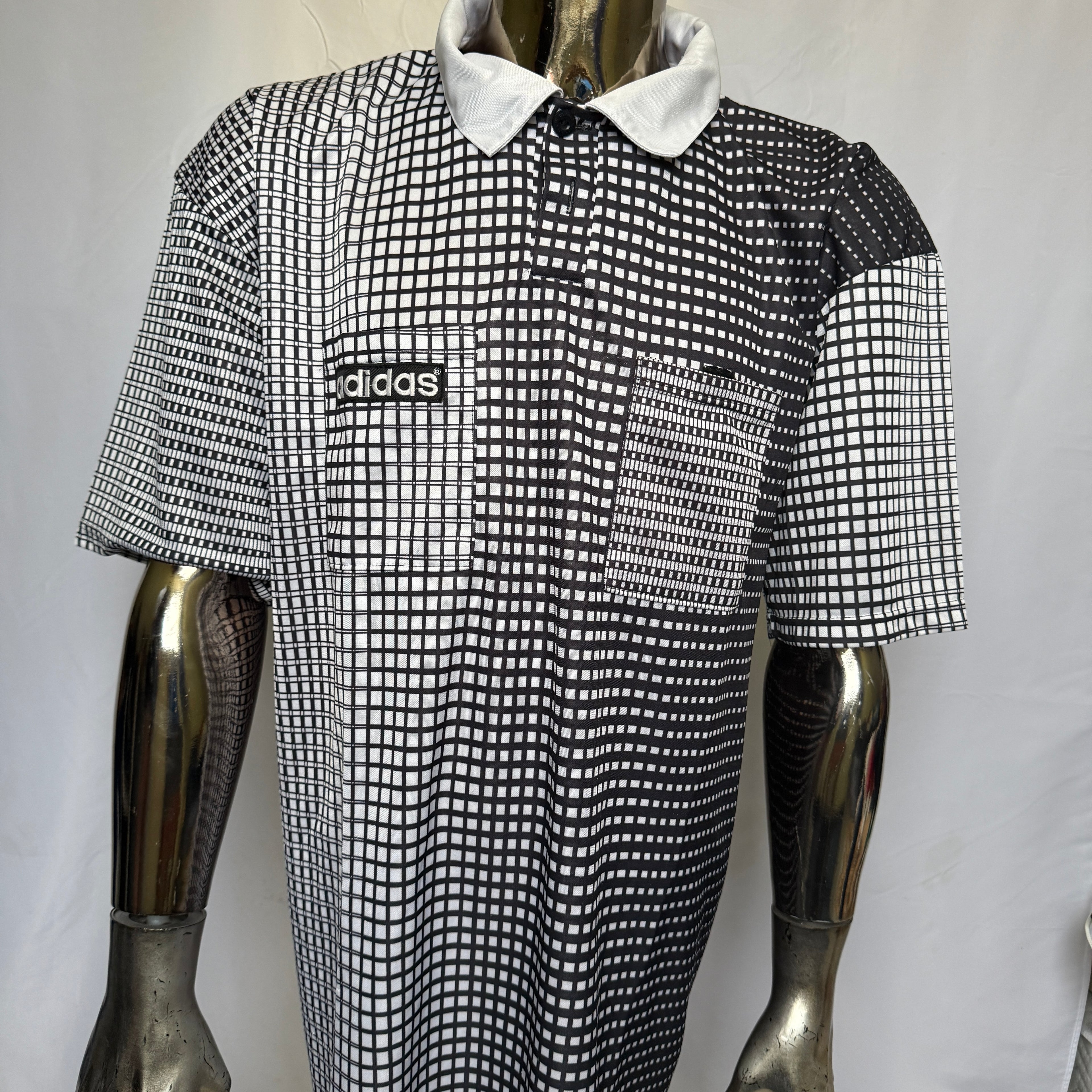 adidas 80er 90er Vintage Polo Shirt / Polohemd – Gr. XL