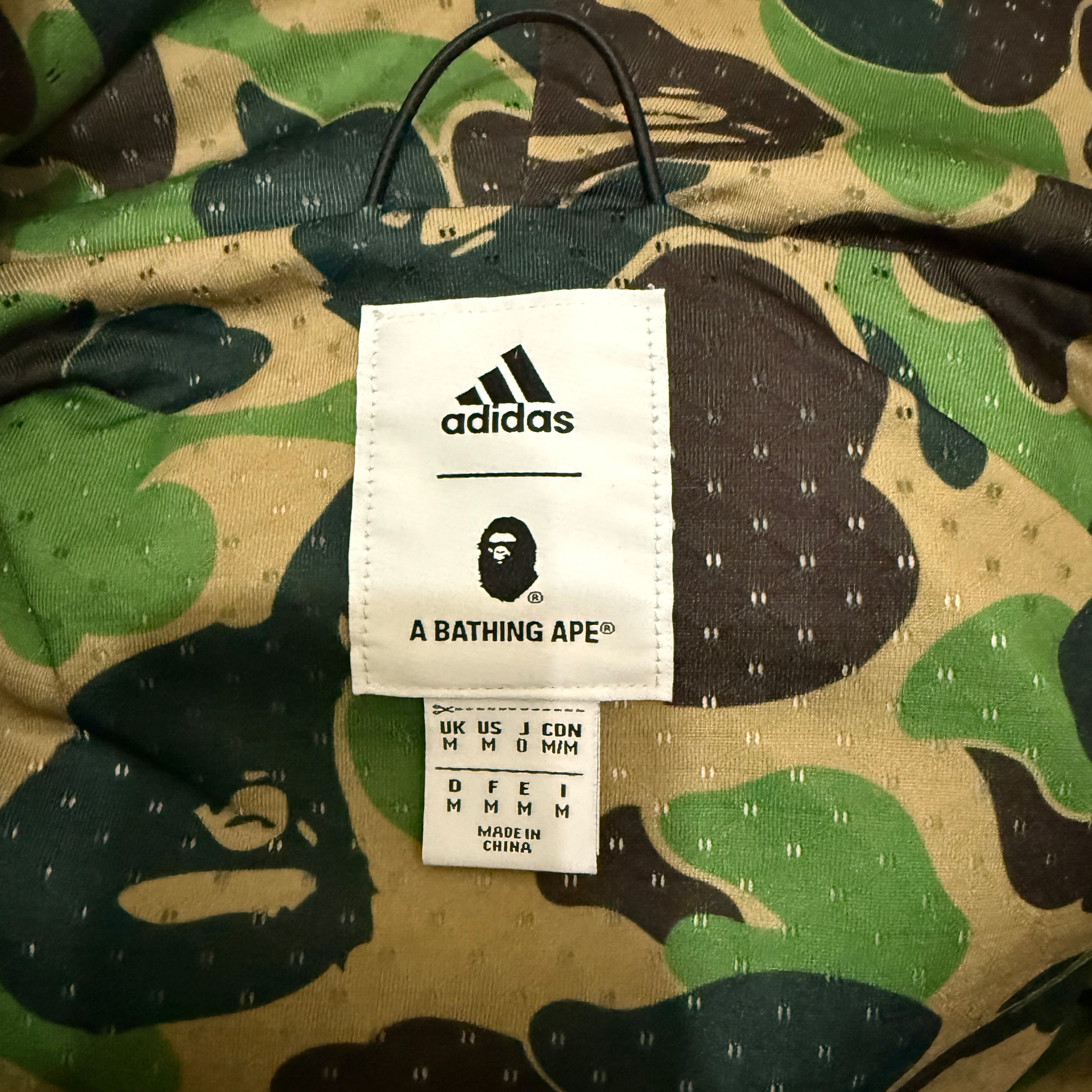 adidas x BAPE „Shark“ Full Zip Hoodie / Pullover– limited – Gr. M
