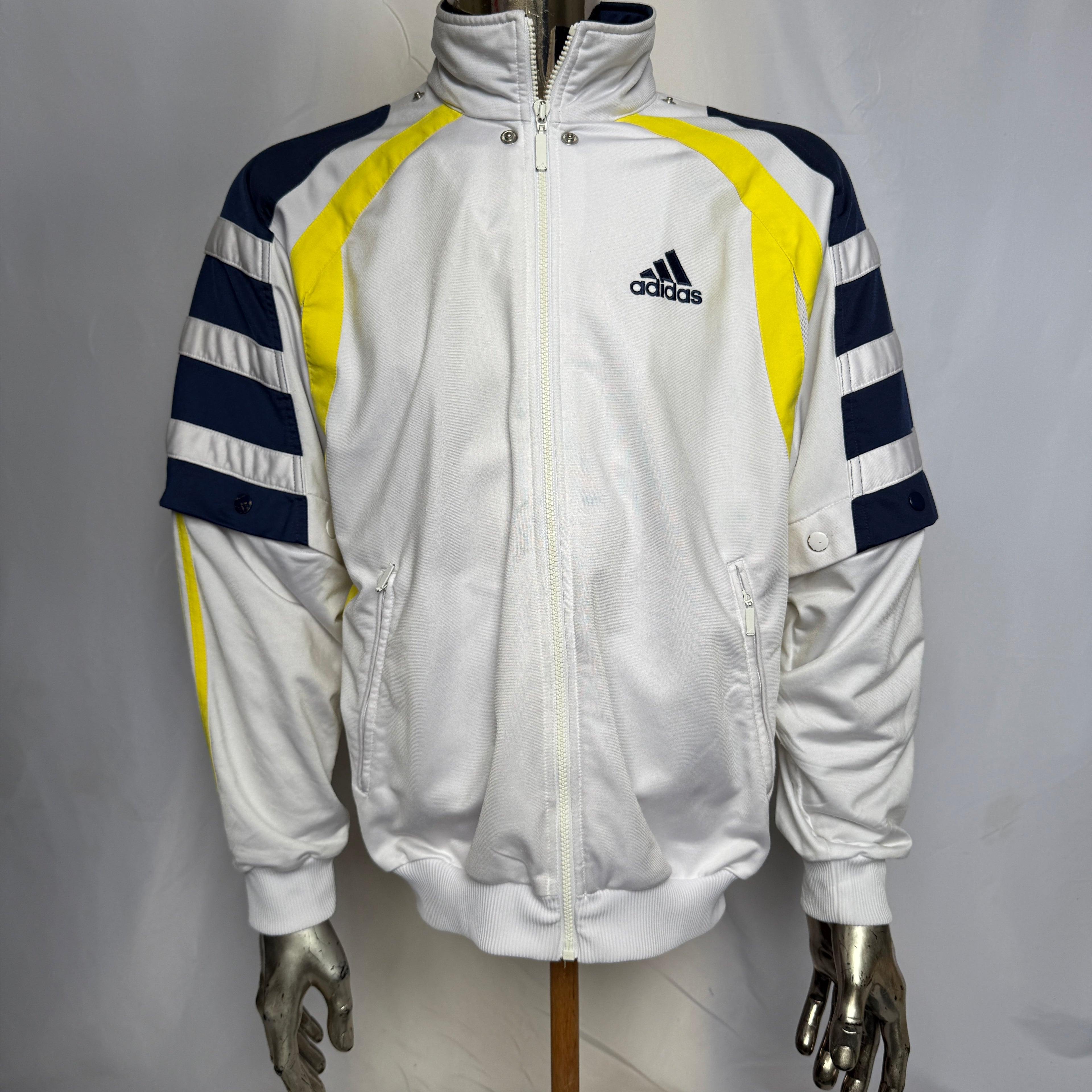 adidas 90er Vintage (Y2K) Track Jacket / Jacke - abnehmbare Ärmel - Größe L