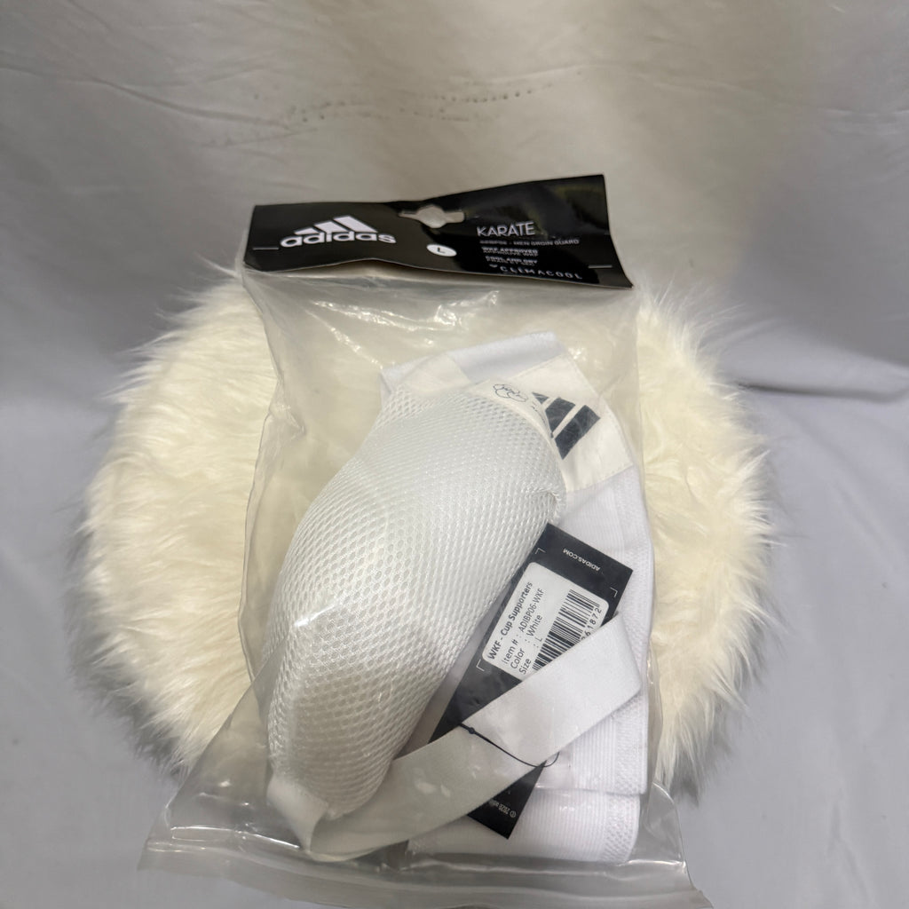 adidas Kampfsport Tiefschutz adiBP06 – WKF Approved – Climacool – Weiß – Gr. L – Neu & OVP
