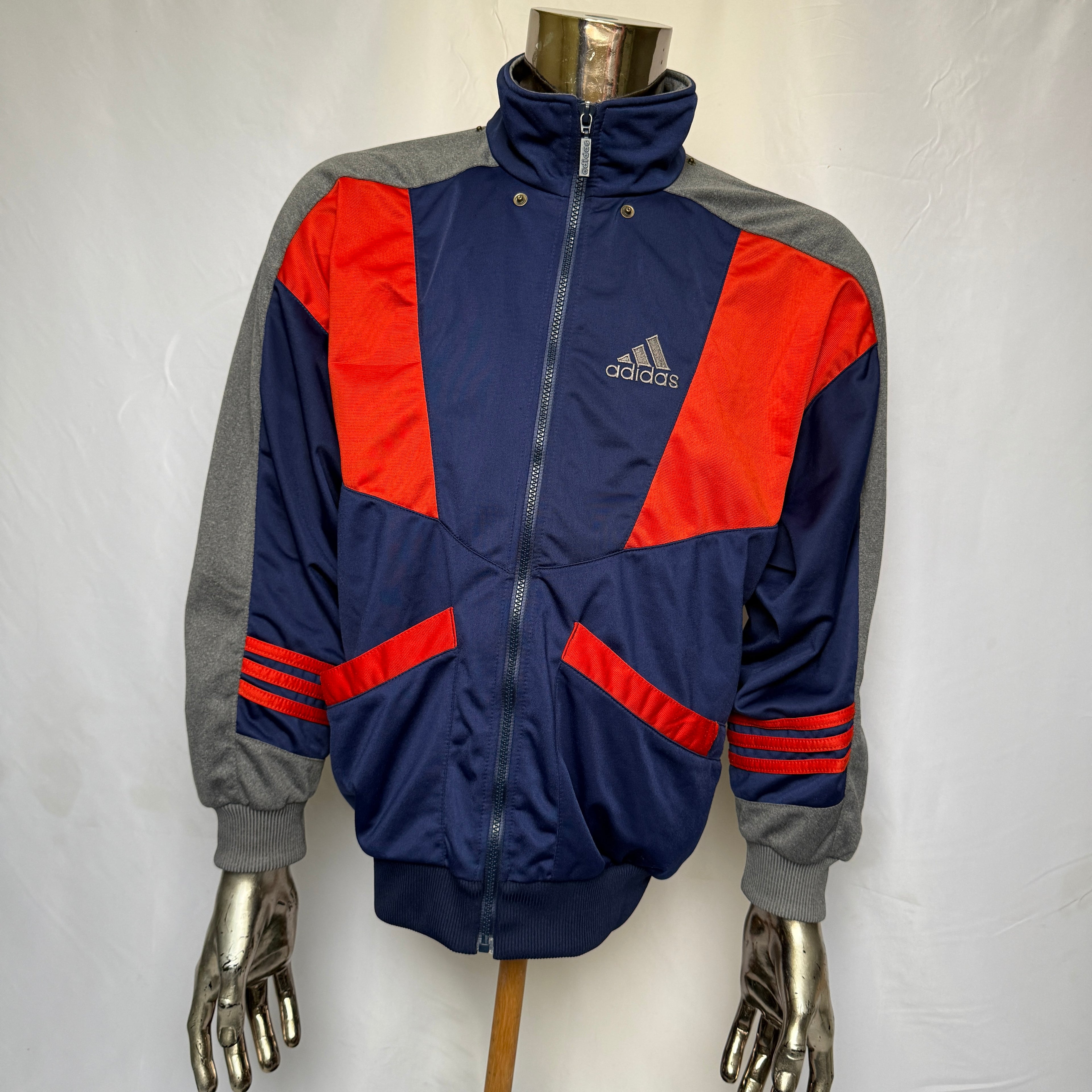 adidas 90er Vintage Jacke Windbreaker – Gr. M