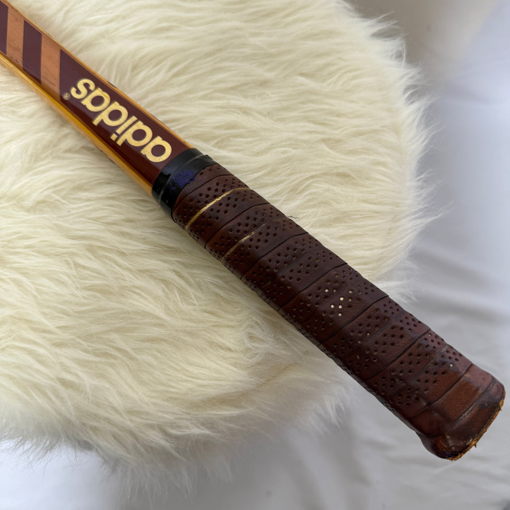 adidas Tennis Schläger – Modell „Haillet“ – Holz – 70er Vintage – Rarität