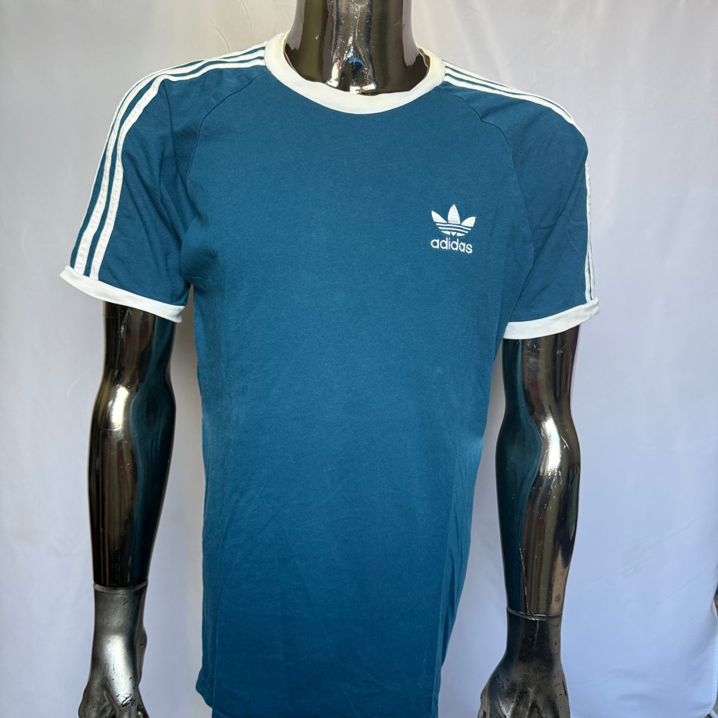adidas Originals T-Shirt – Trefoil Logo – Blue Classic – Gr. M