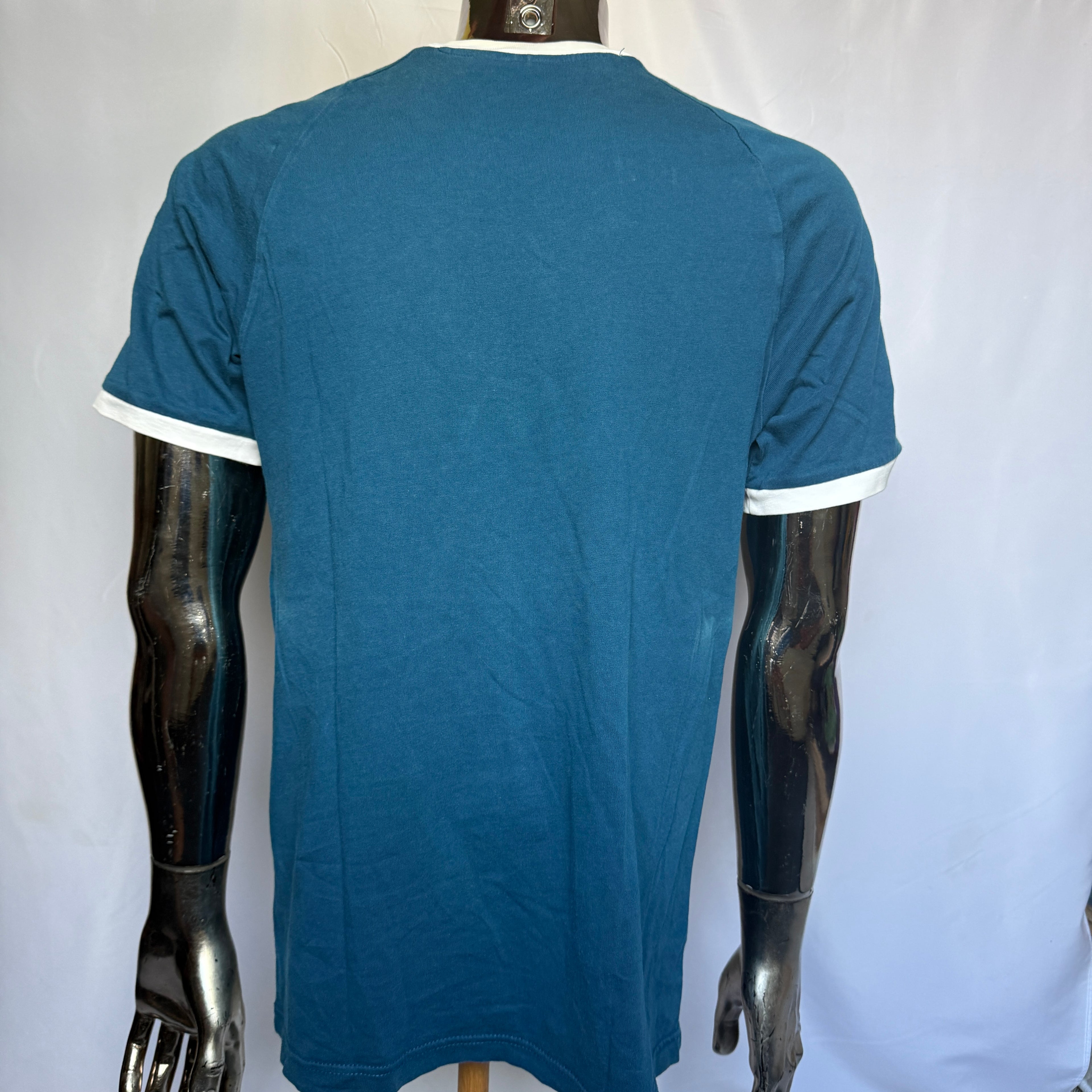 adidas Originals T-Shirt – Trefoil Logo – Blue Classic – Gr. M