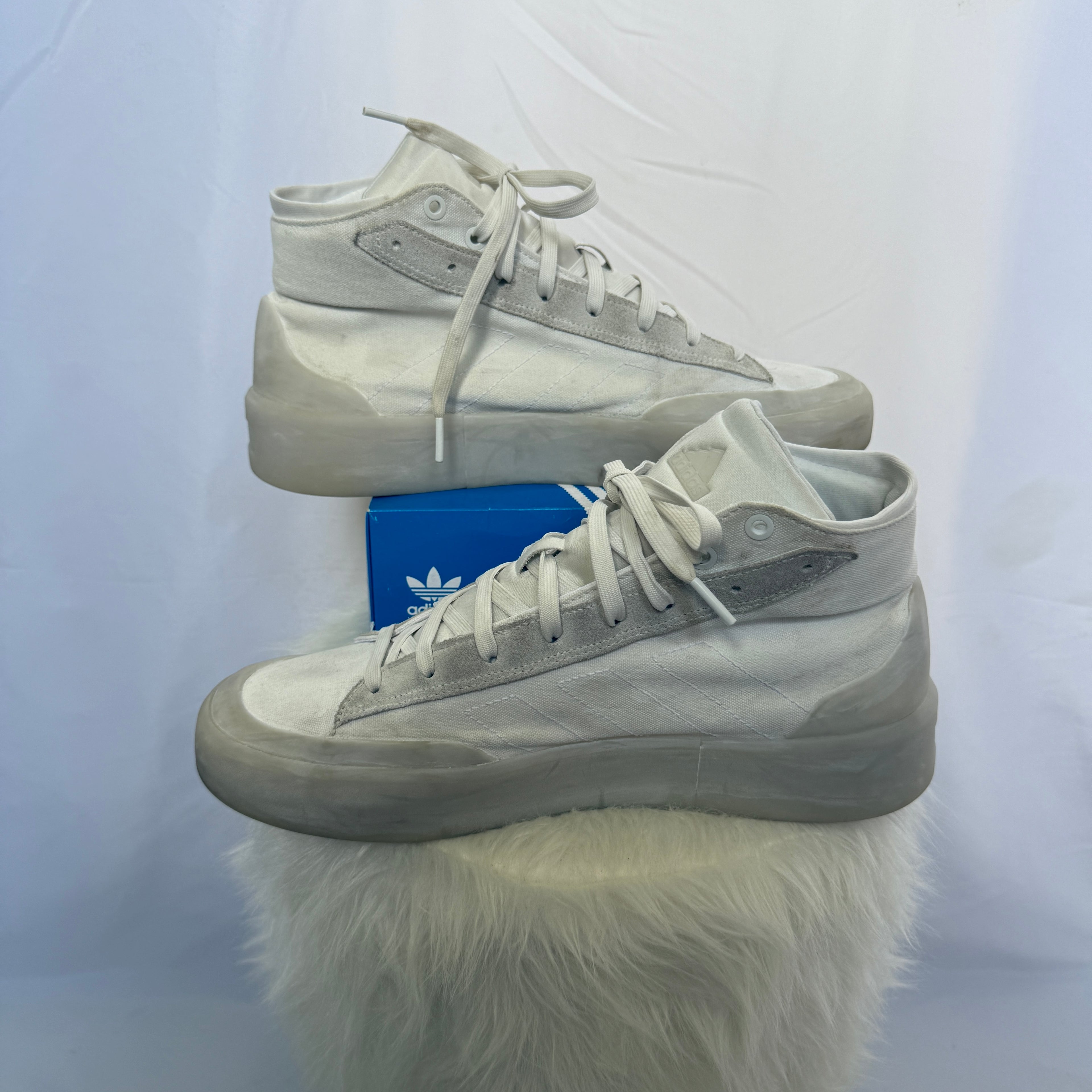 adidas Znsored Hi – ftwr white / light grey – Größe 46
