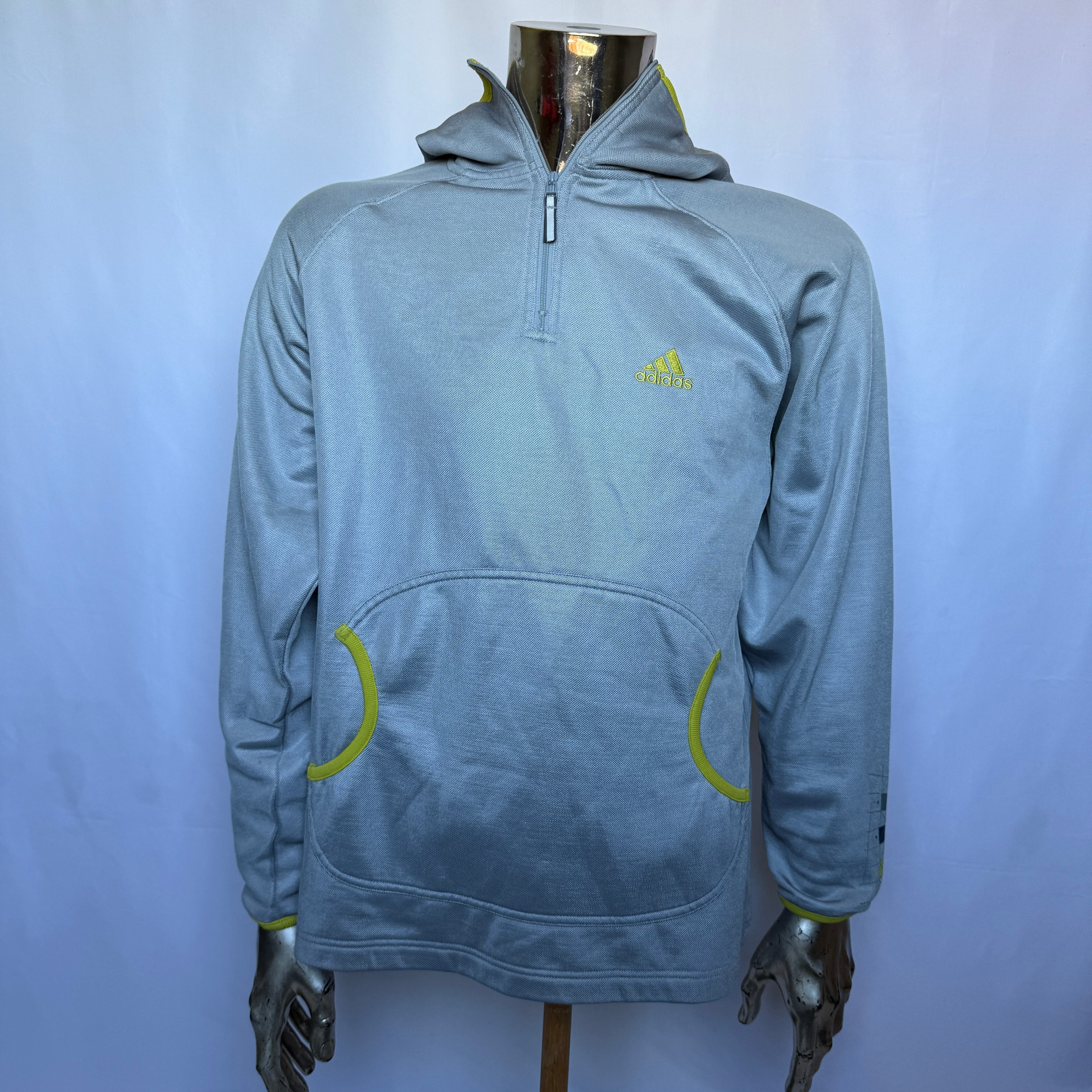 Adidas Hoodie (Pullover / Sweatshirt) – frühe 00er Jahre Vintage - Größe XL