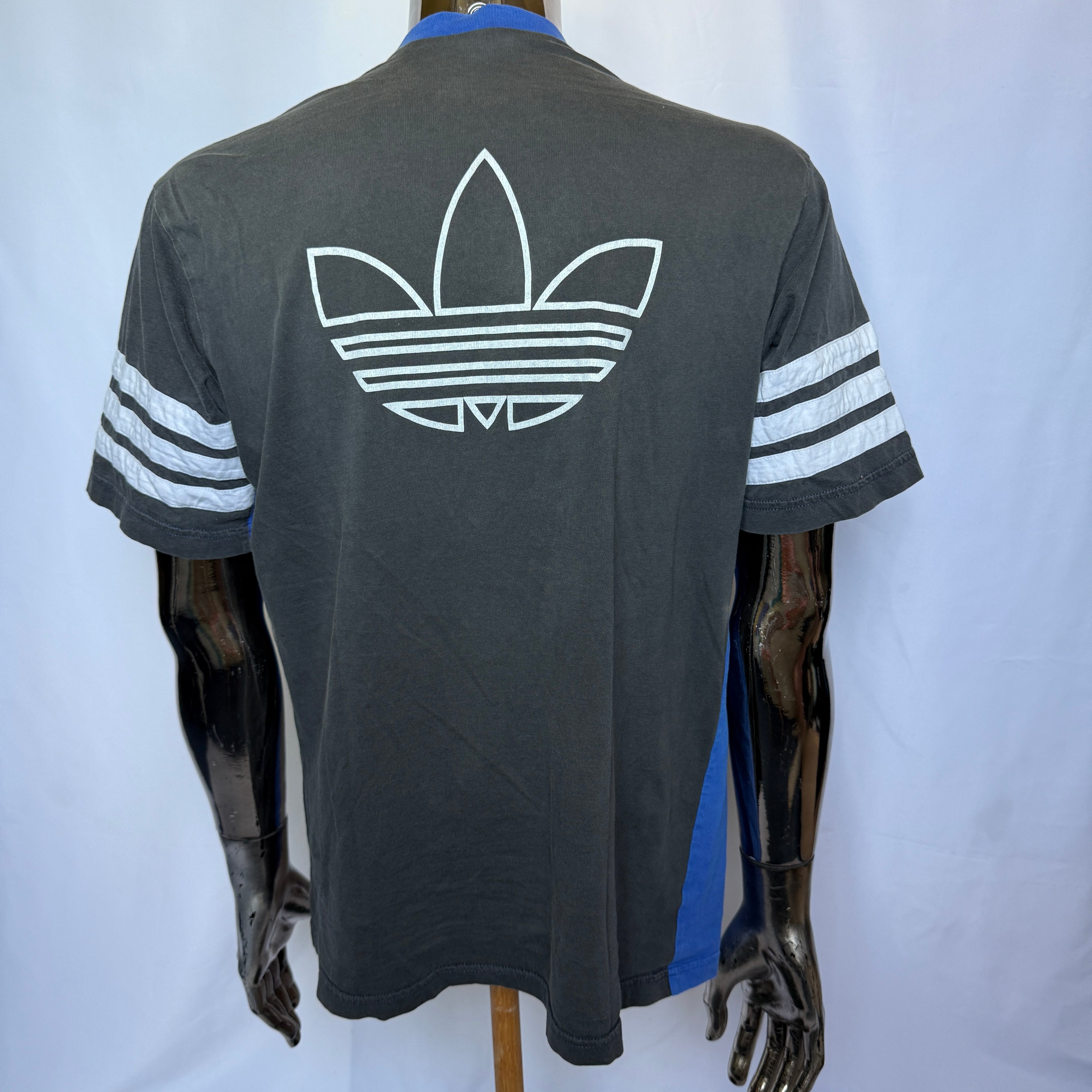 Adidas Originals – Trefoil Backprint – Ende 90er Jahre Vintage - Größe L