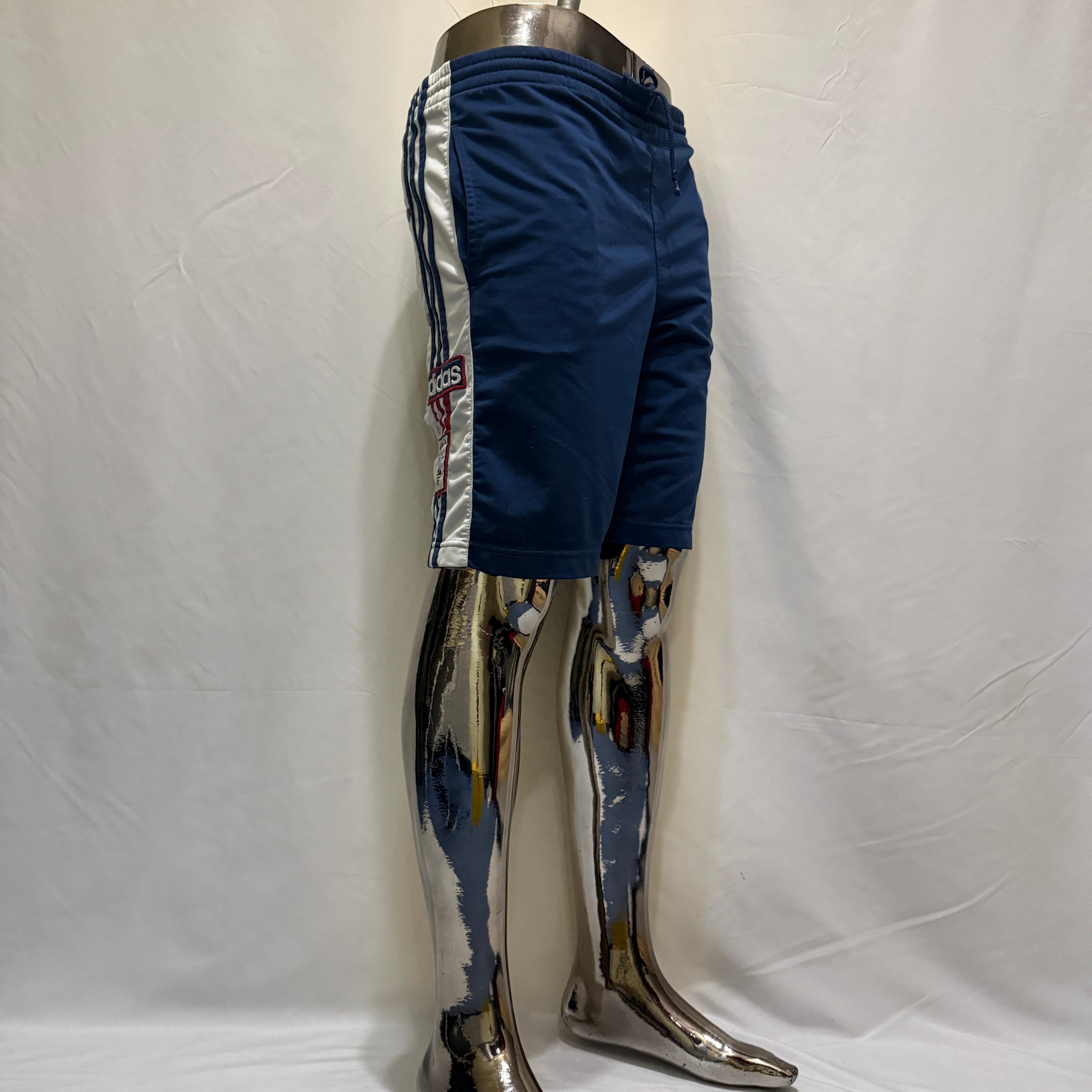 adidas 90er Vintage Snap Shorts / kurze Hose - selten – Gr. L