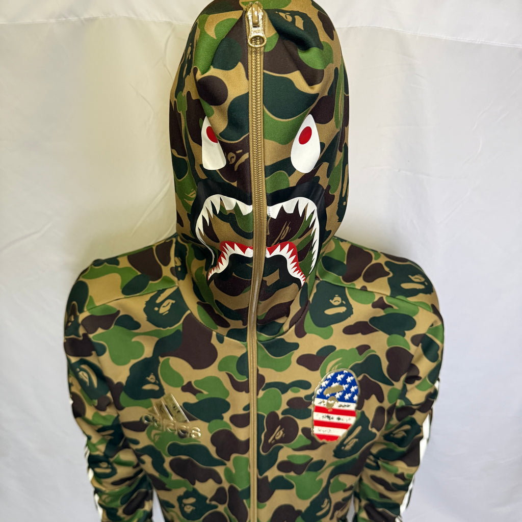 adidas x BAPE „Shark“ Full Zip Hoodie / Pullover– limited – Gr. M
