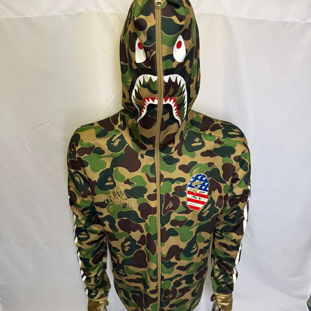 adidas x BAPE „Shark“ Full Zip Hoodie / Pullover– limited – Gr. M