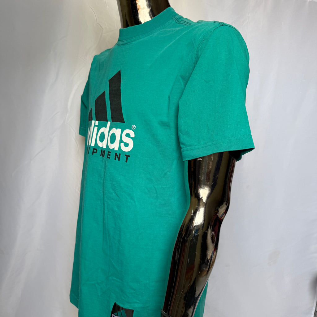 adidas Equipment 90er Vintage T-Shirt / Shirt – EQT – Grün – Gr. L