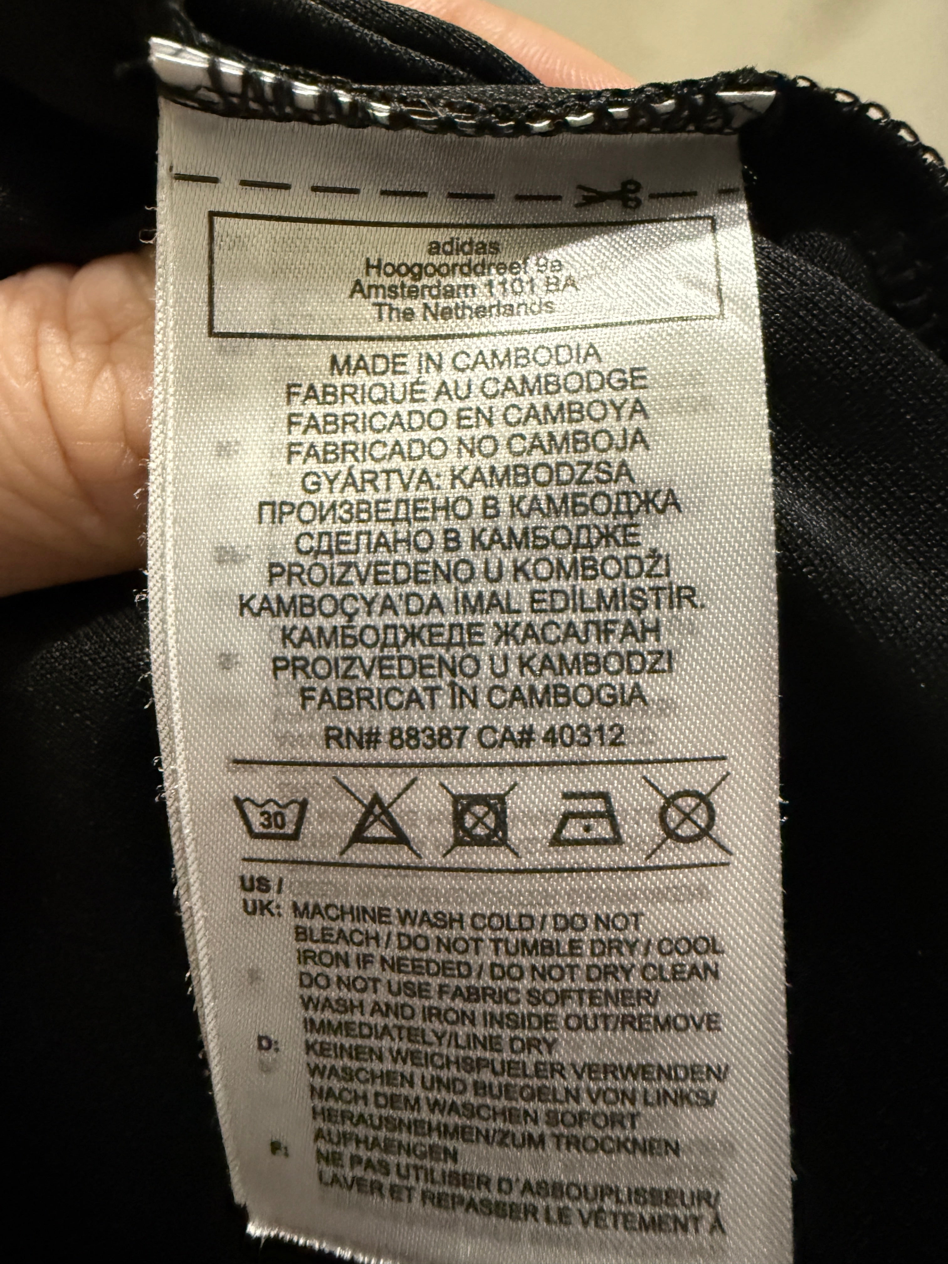 Adidas DFB / Deutschland Auswärts Trikot – Blackout Edition – Euro 2020 – Größe L