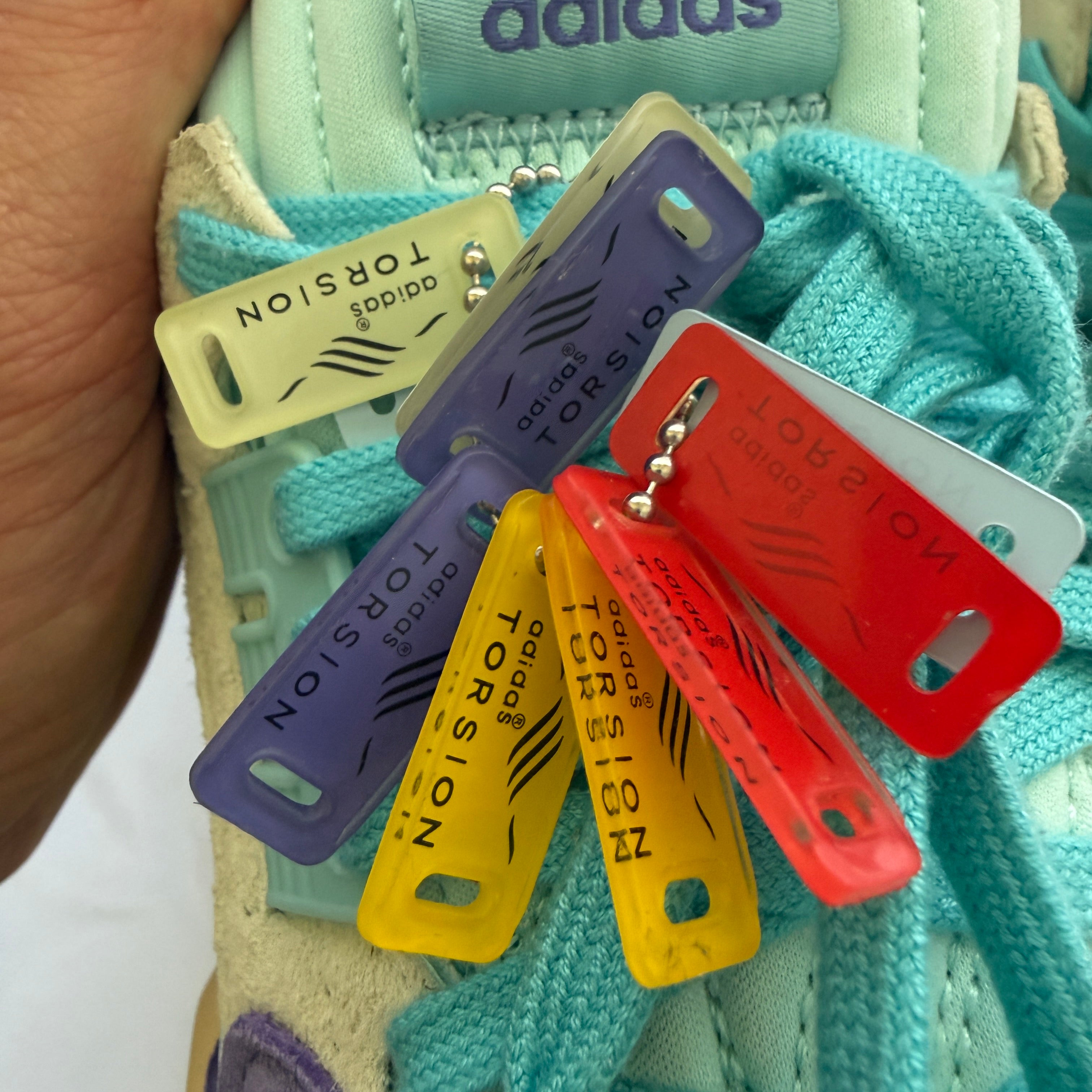 adidas ZX Torsion Sneaker – Clear Aqua – Größe 45 1/3