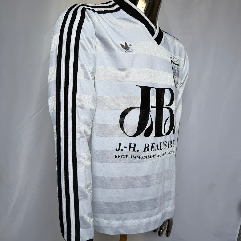 adidas 80er 90er Vintage Football Jersey / Trikot / Shirt – FC Atlantic Vevey – Gr. M