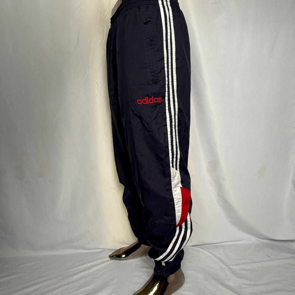adidas 90er Vintage Trackpants / Jogginghose – Zip Leg – Y2K – Gr. M