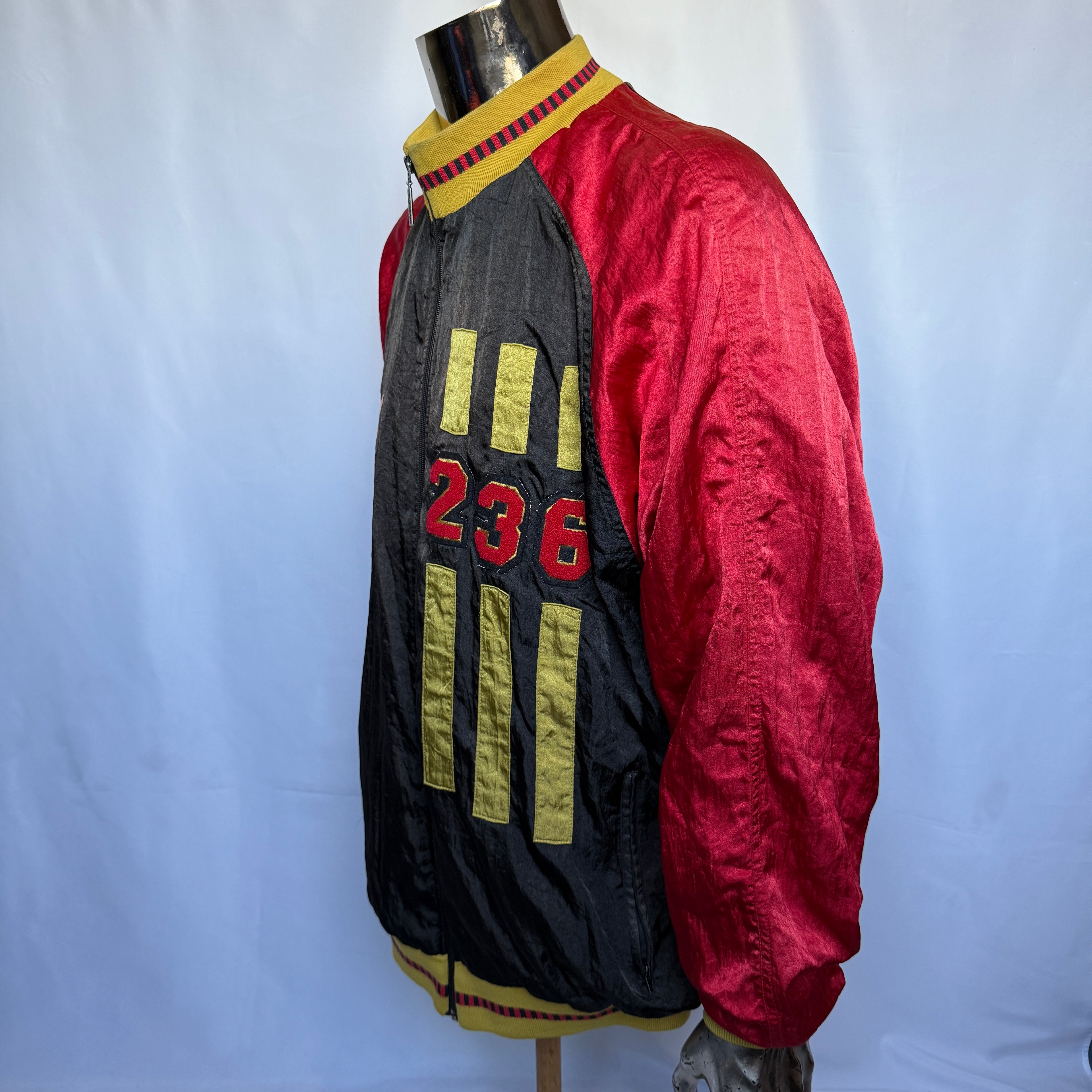 Adidas Originals Jacke – „236“ Graphic – 1980er Jahre Vintage / Rarität- Größe L