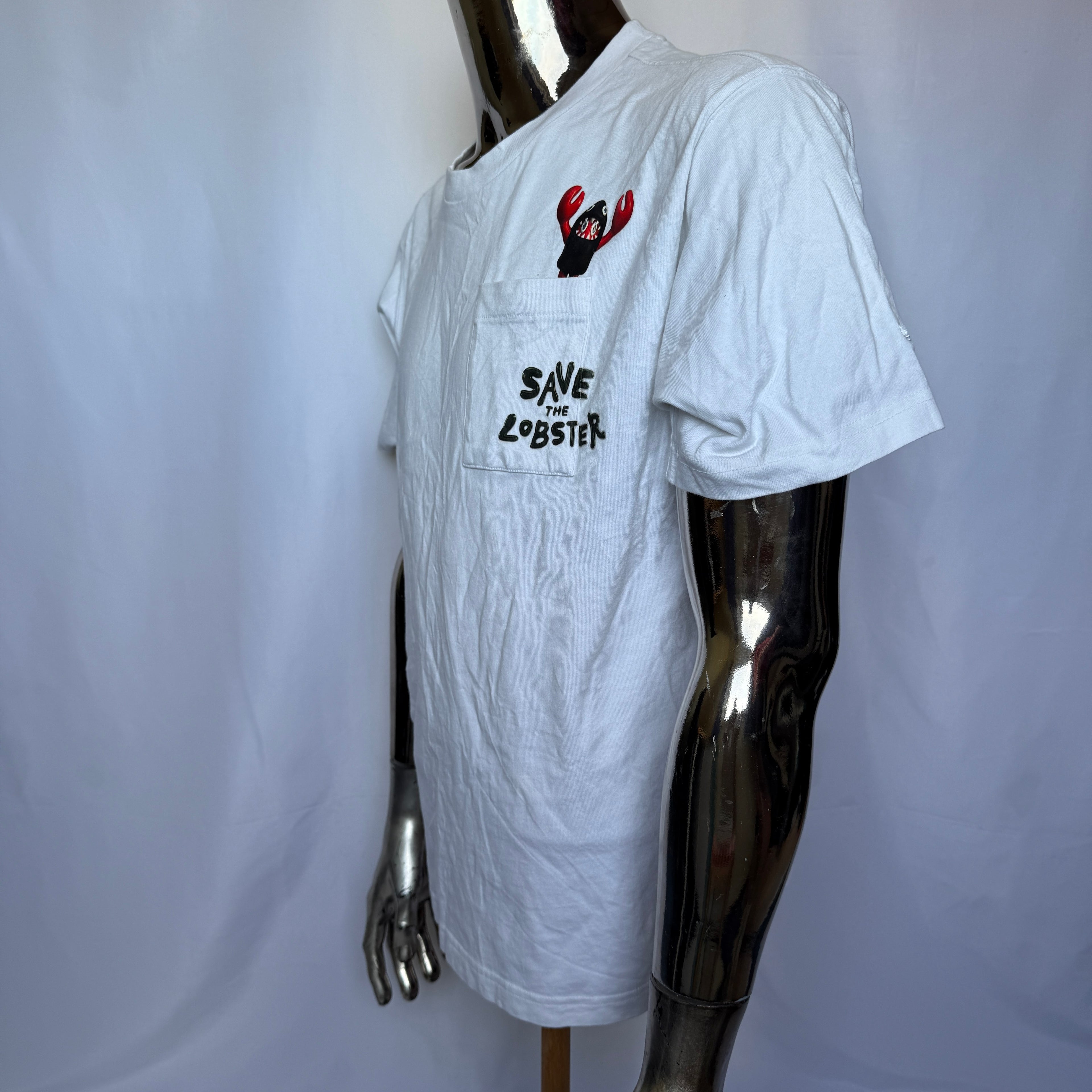 Adidas Originals x Philip Colbert – “Save The Lobster” T-Shirt – Limited Collaboration – Größe S