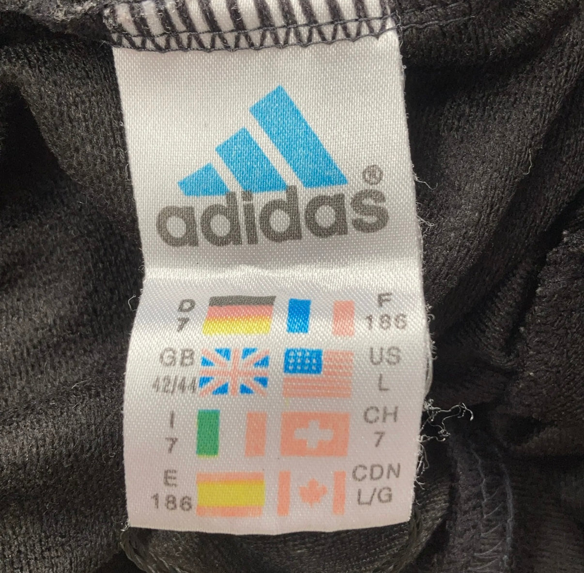 Adidas Tearaway Jogginghose / Trainingshose - frühe 00er Jahre Vintage - Größe L