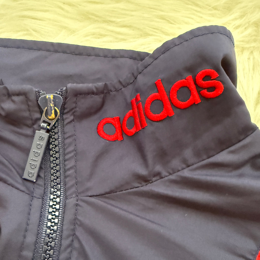 adidas 90er Vintage Track Jacket / Windbreaker Jacke (Y2K) – Gr. M