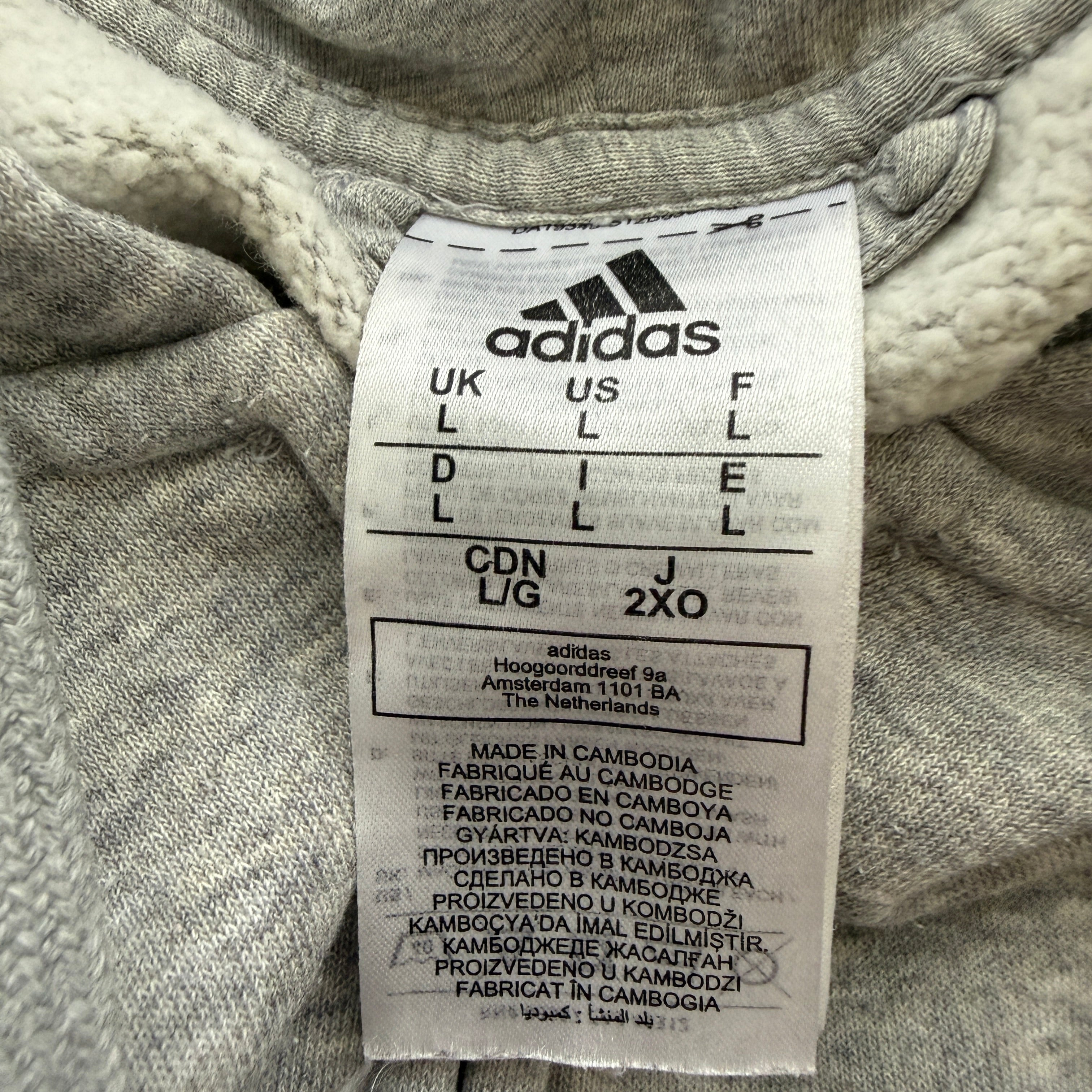 adidas Classic Hoodie / Pullover / Jacke - Gr. L