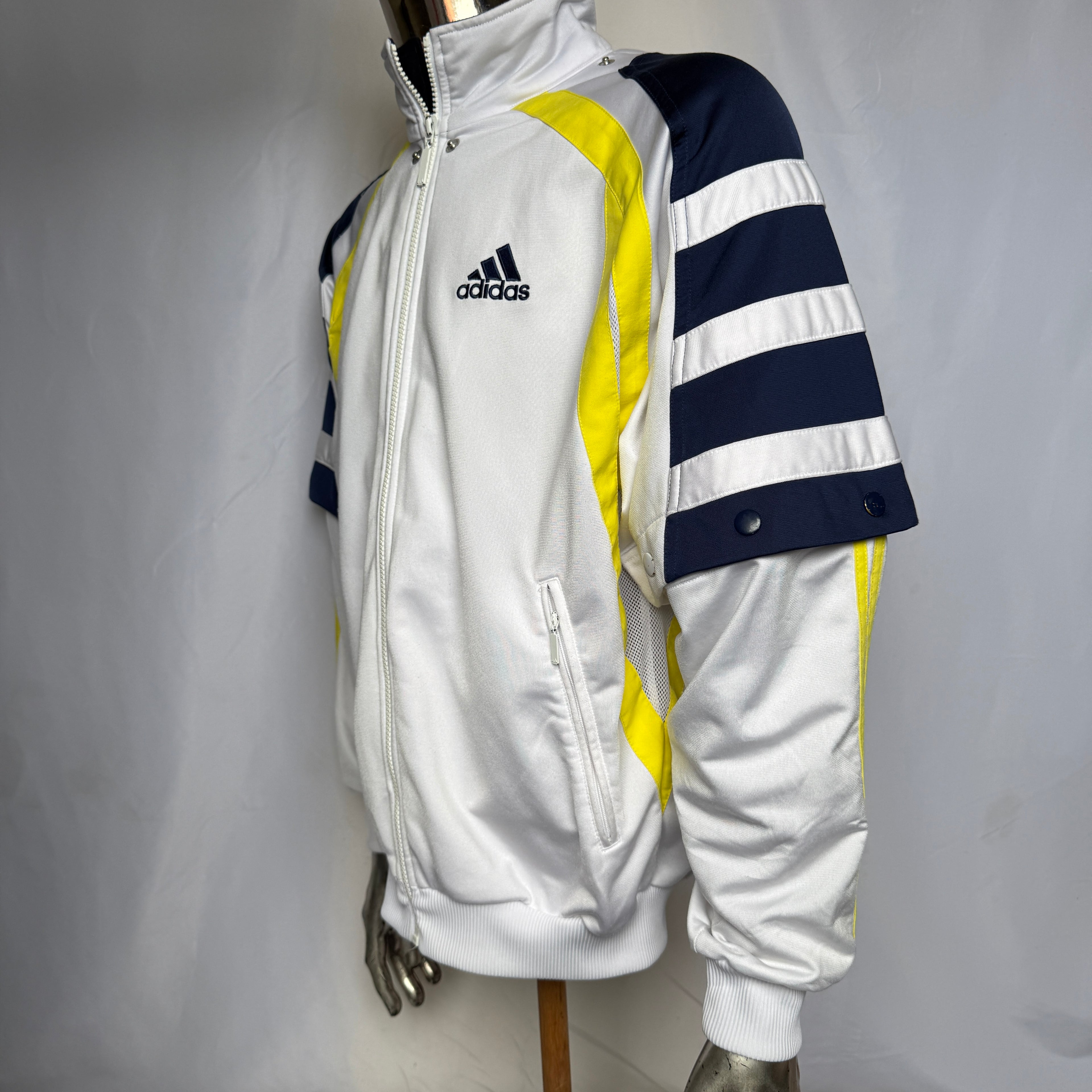 adidas 90er Vintage (Y2K) Track Jacket / Jacke - abnehmbare Ärmel - Größe L