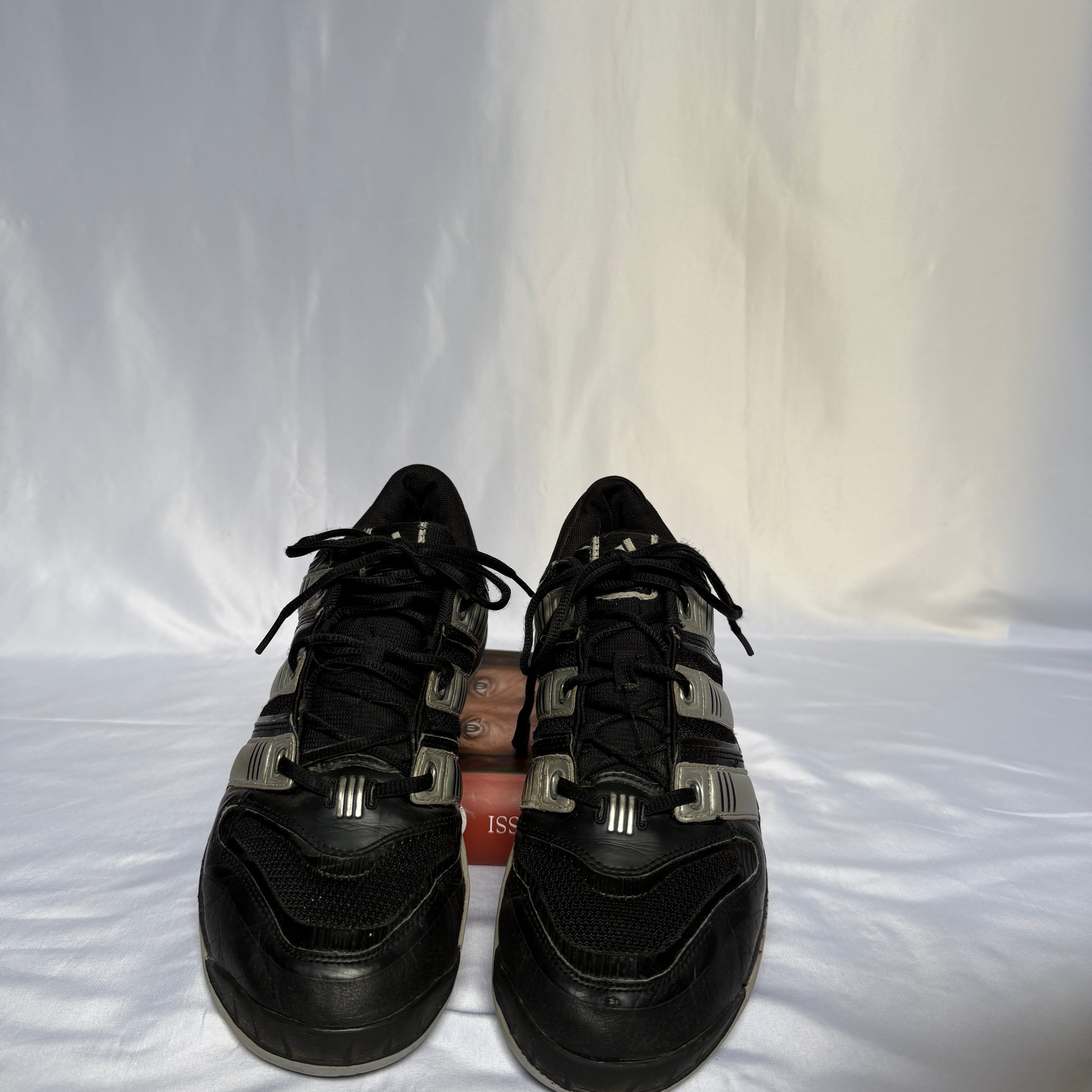 Adidas Sneaker Torsion Equipo Stabil OG (2005) – Schwarz/Silber/Rot – Größe 46 (US 11)