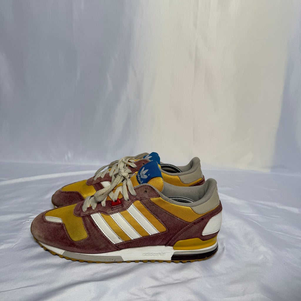 Adidas ZX 5000 Response (2013) – Gelb/Bordeaux/Weiß – Größe 46 (US 11,5)