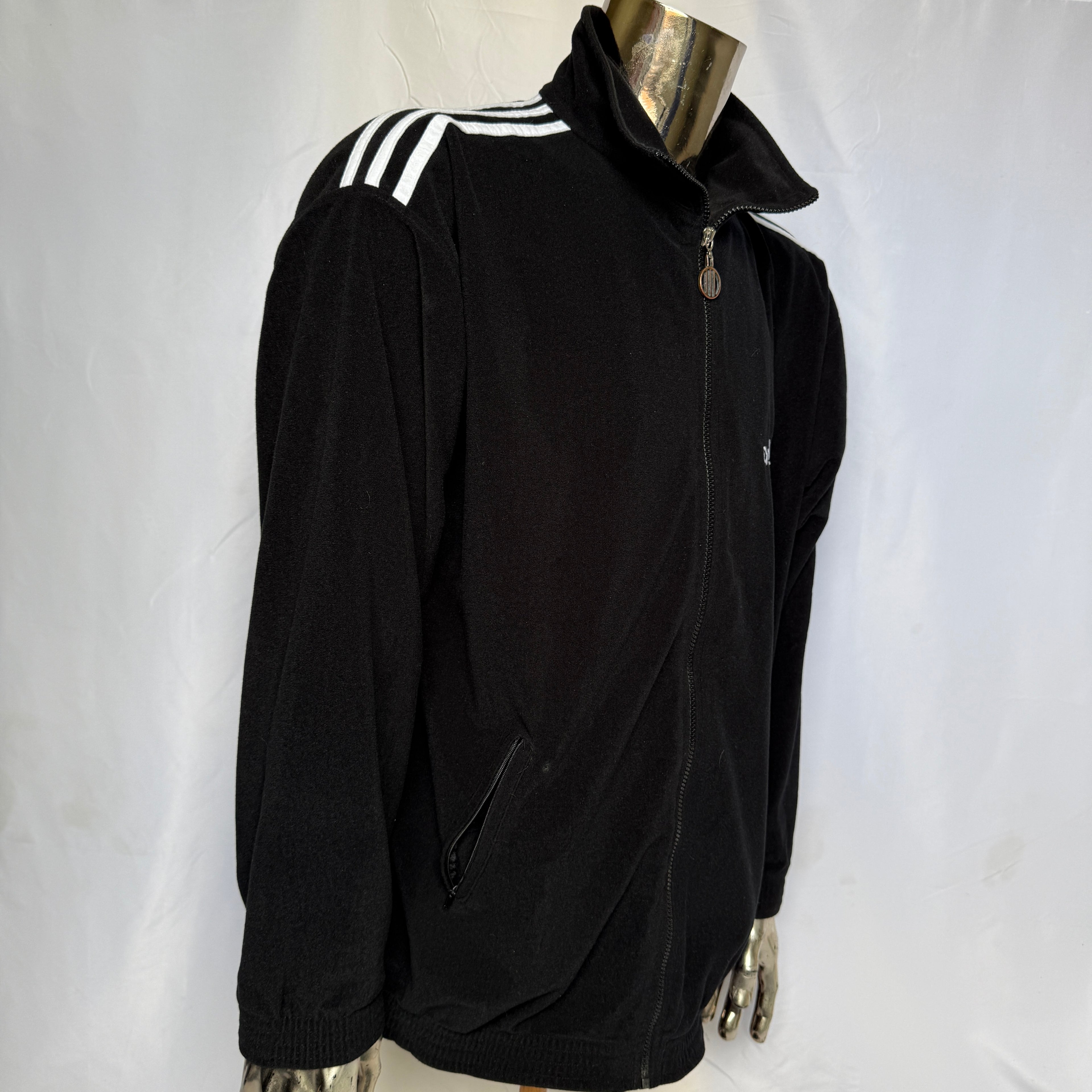 adidas 90er Vintage/Y2K Track Jacket / Jacke / Fleece - selten - Gr. L