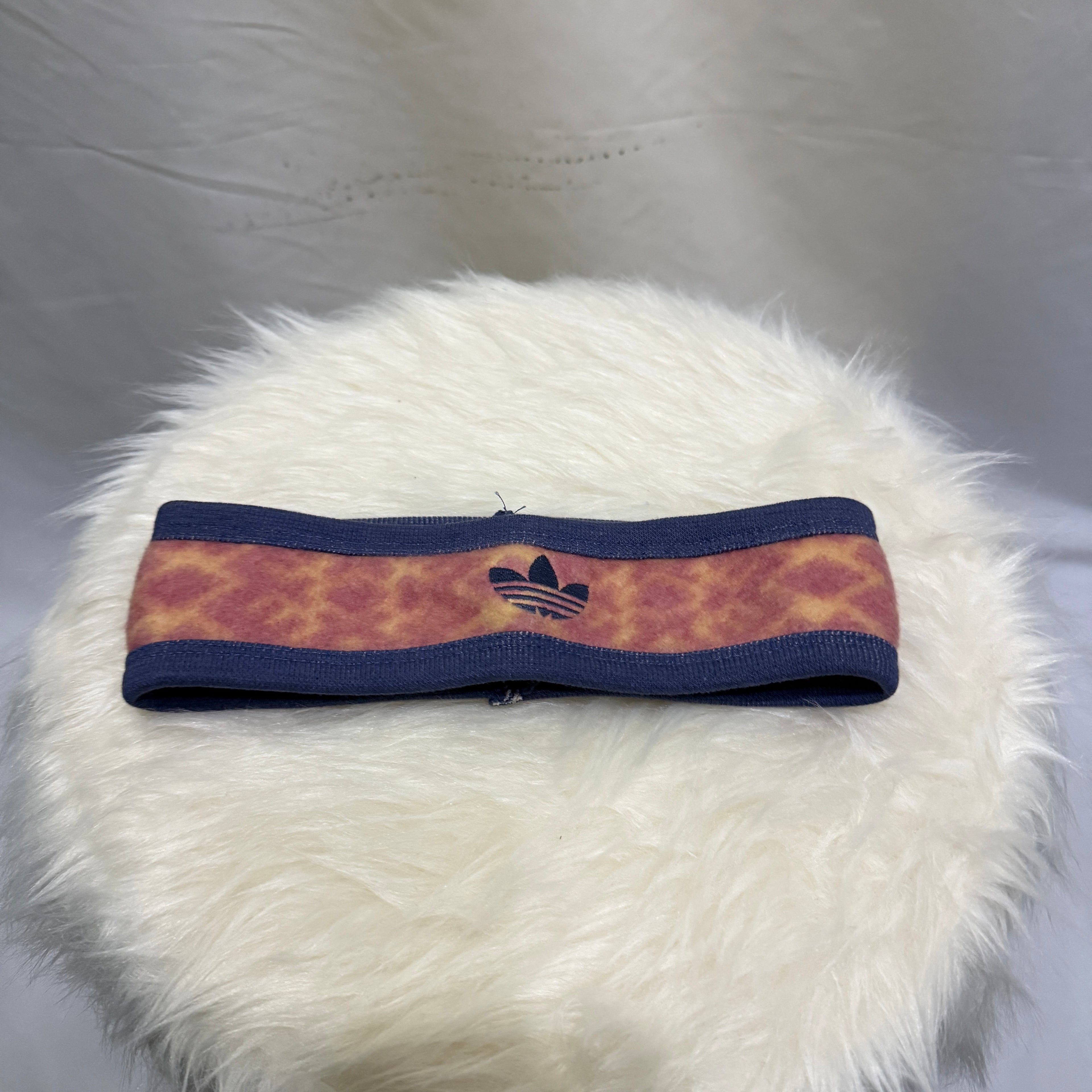 adidas Originals 90er Vintage Stirnband – Batik / Navy – Trefoil – Unisize