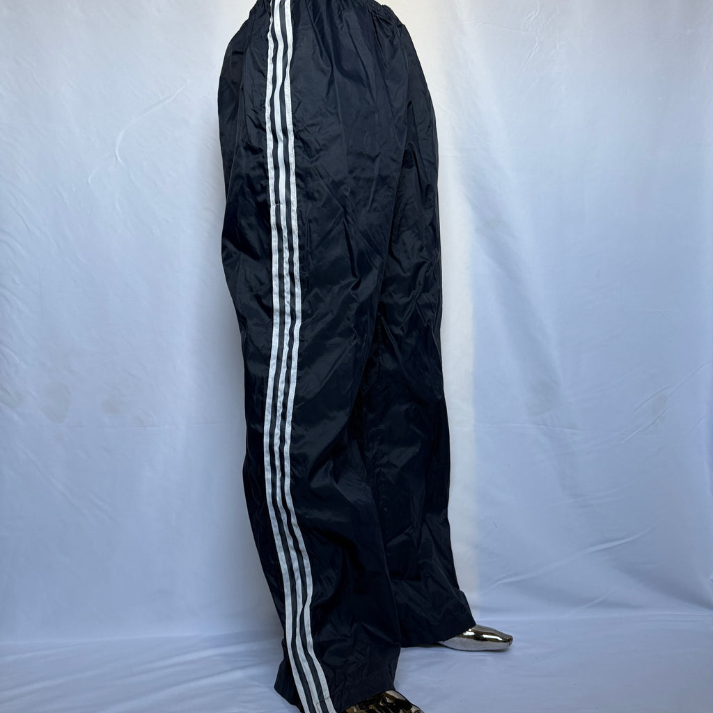 Adidas 70er Jahre Vintage Nylon Jogginghose / Trainingshose – Gr. L