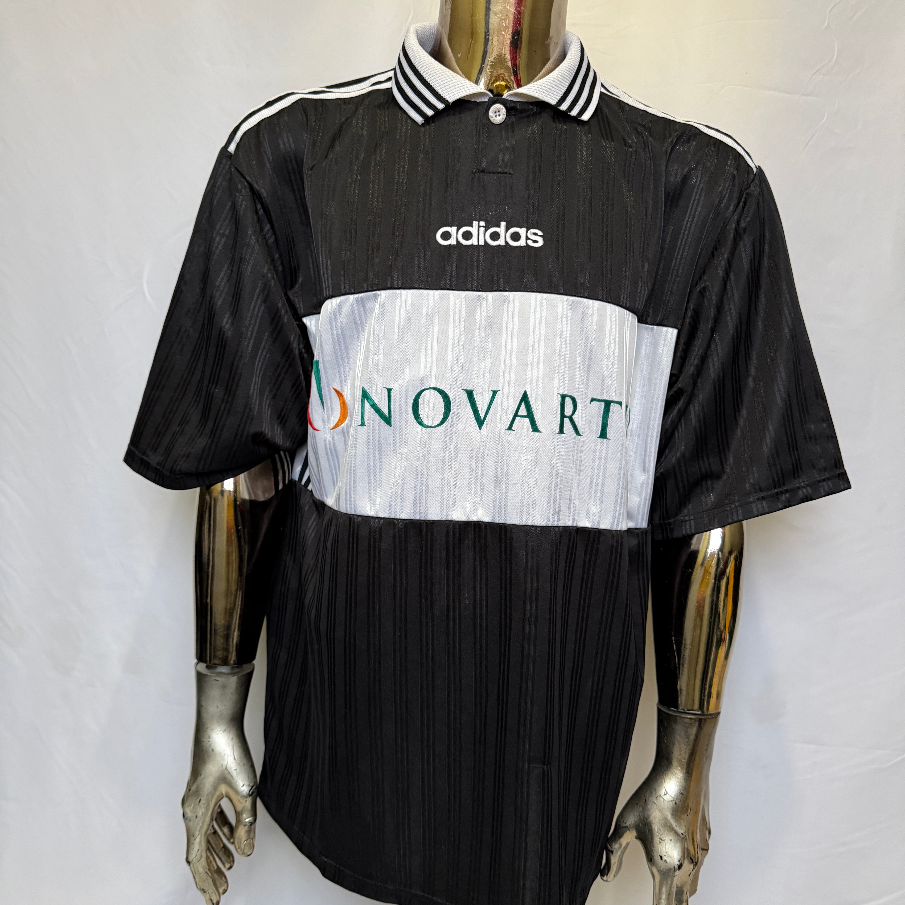 adidas 90er Vintage Fußball Trikot / Shirt – Gr. XL